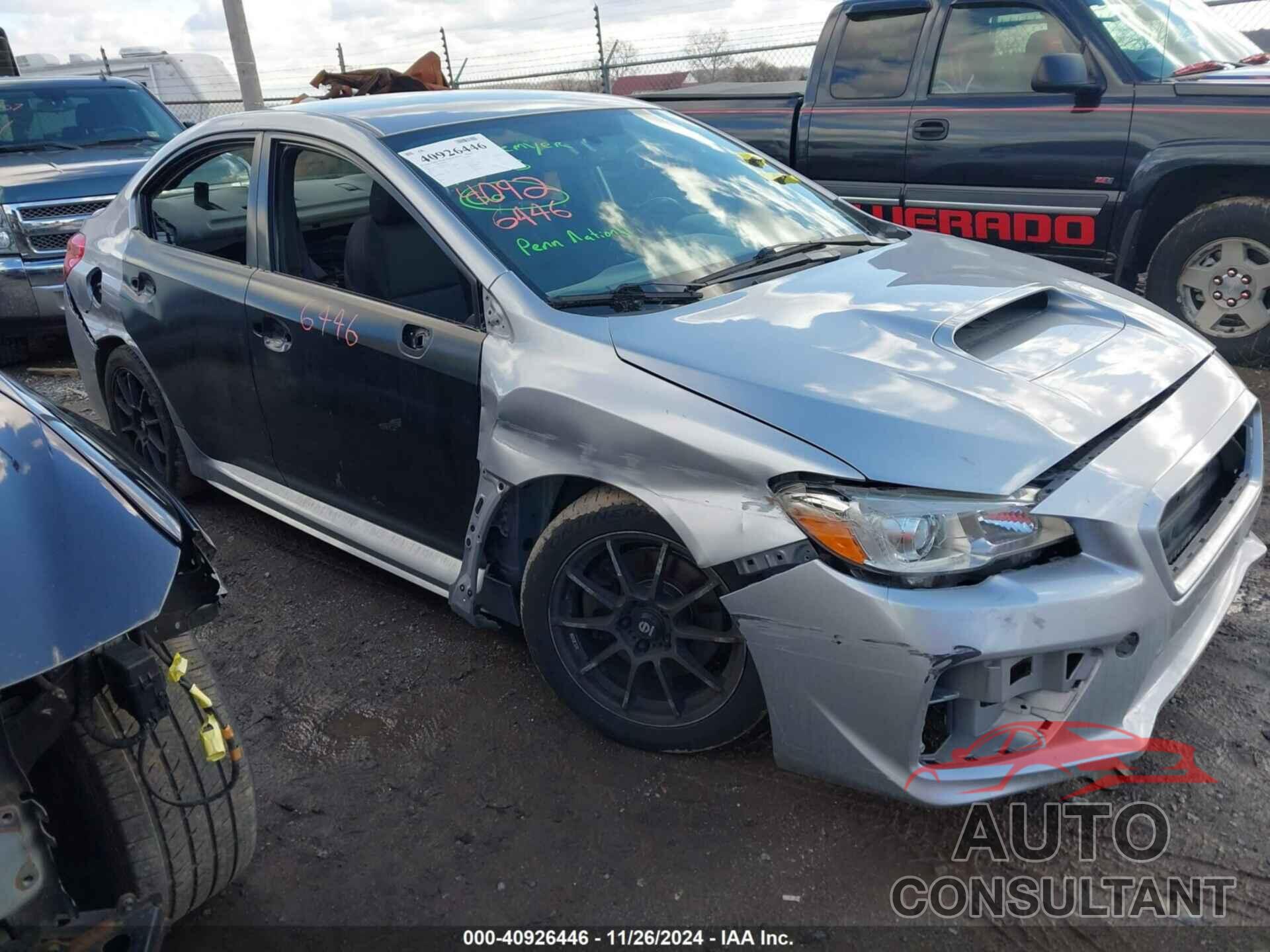 SUBARU WRX 2017 - JF1VA1B63H9833153