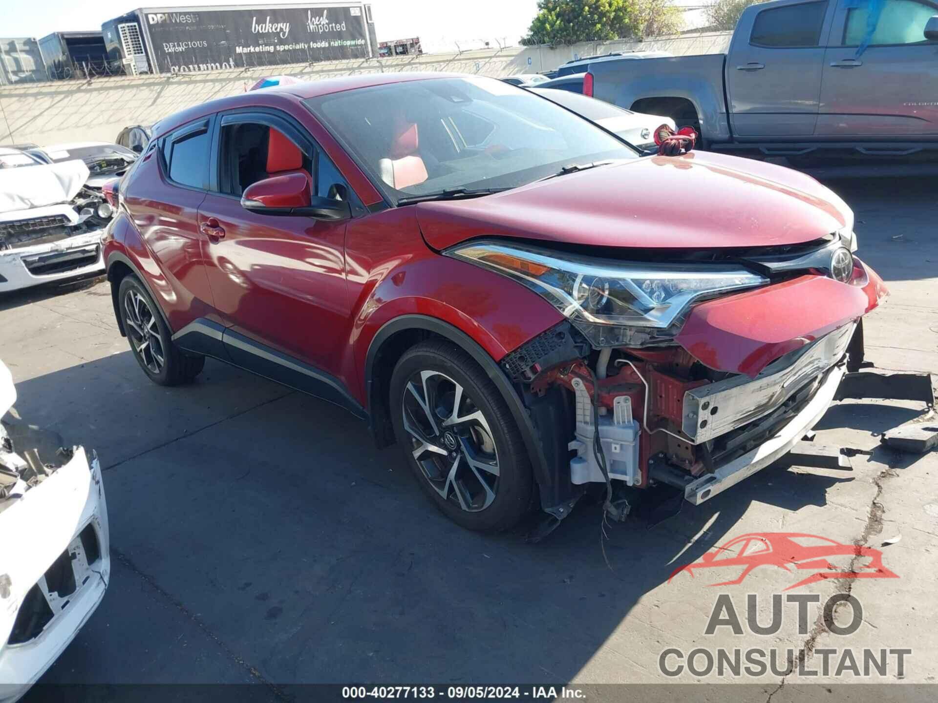 TOYOTA C-HR 2018 - NMTKHMBX9JR024510