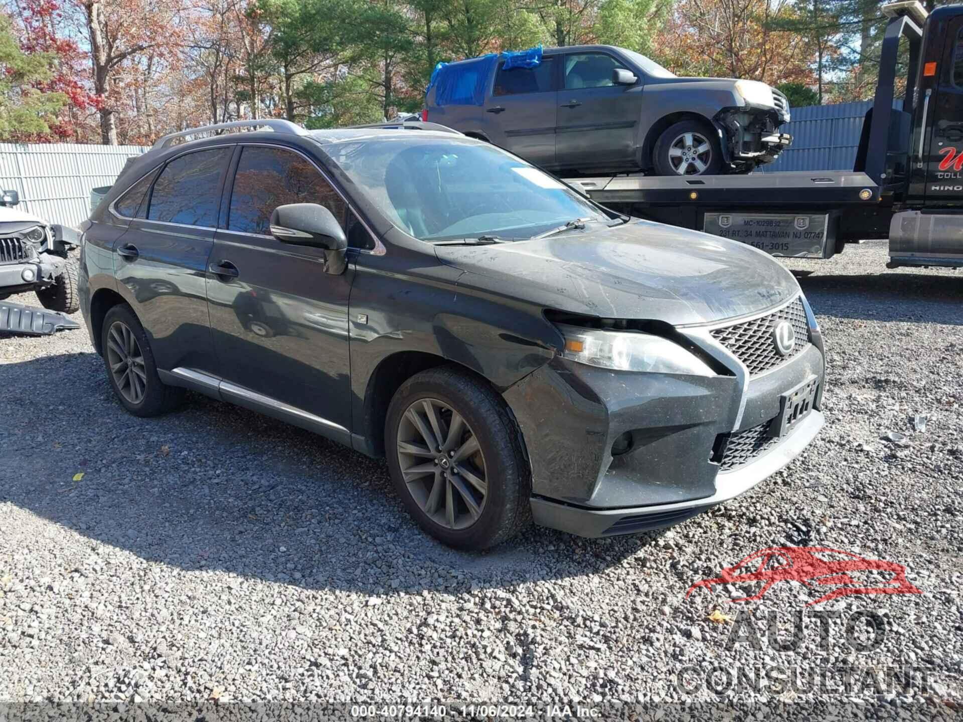 LEXUS RX 350 2013 - 2T2BK1BA0DC167724