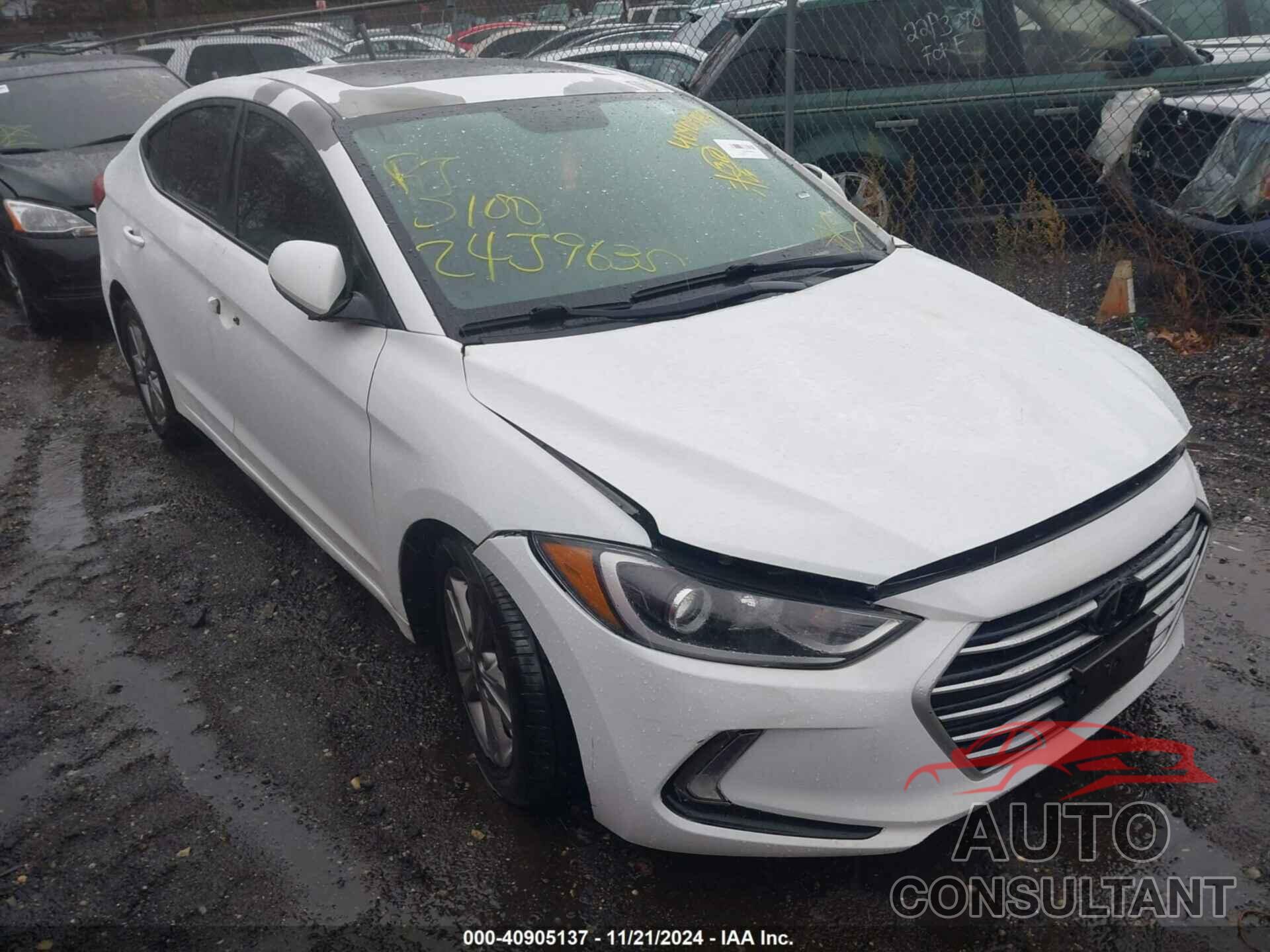 HYUNDAI ELANTRA 2017 - 5NPD84LF0HH202305