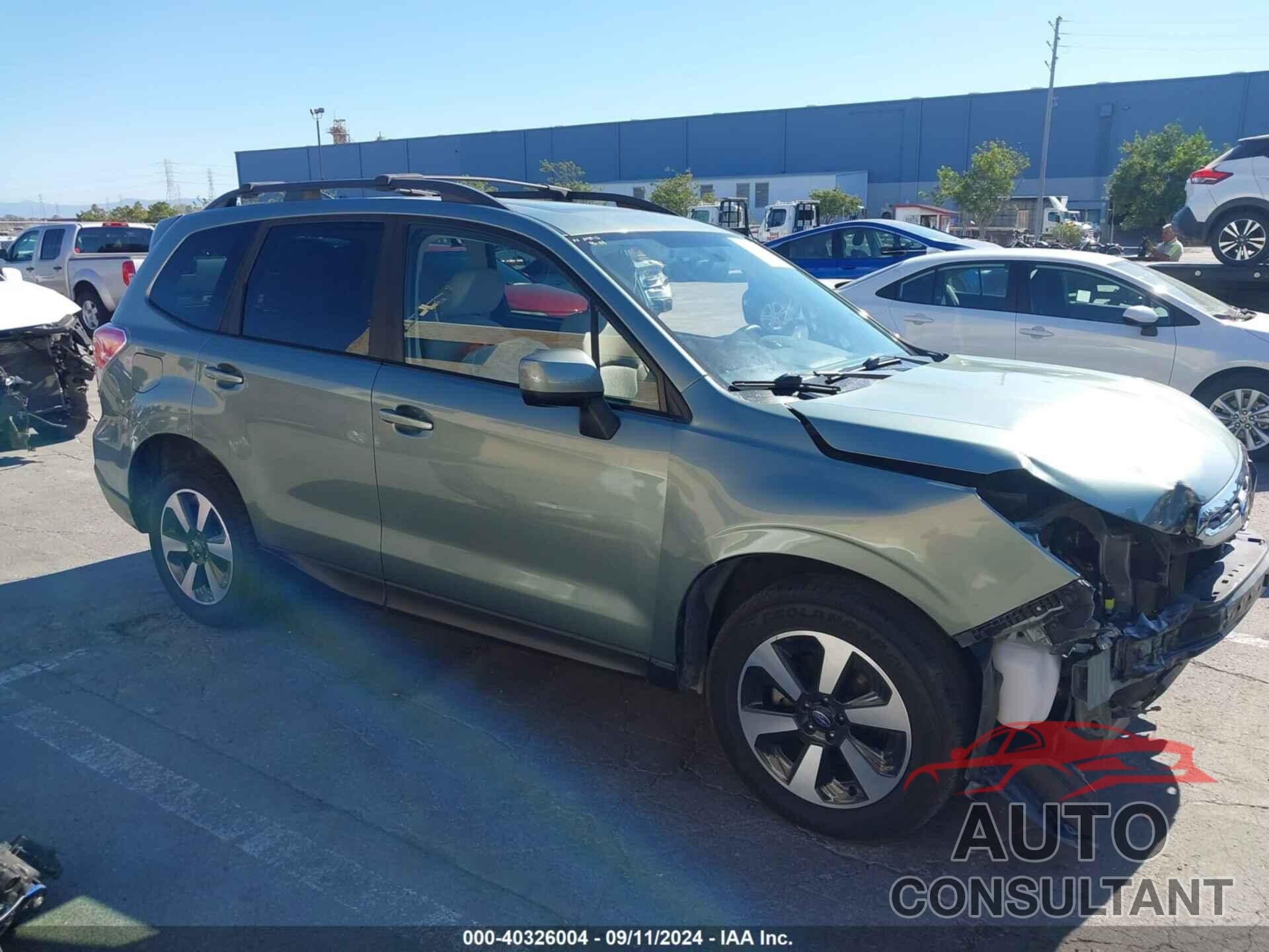 SUBARU FORESTER 2018 - JF2SJAGC3JH538286