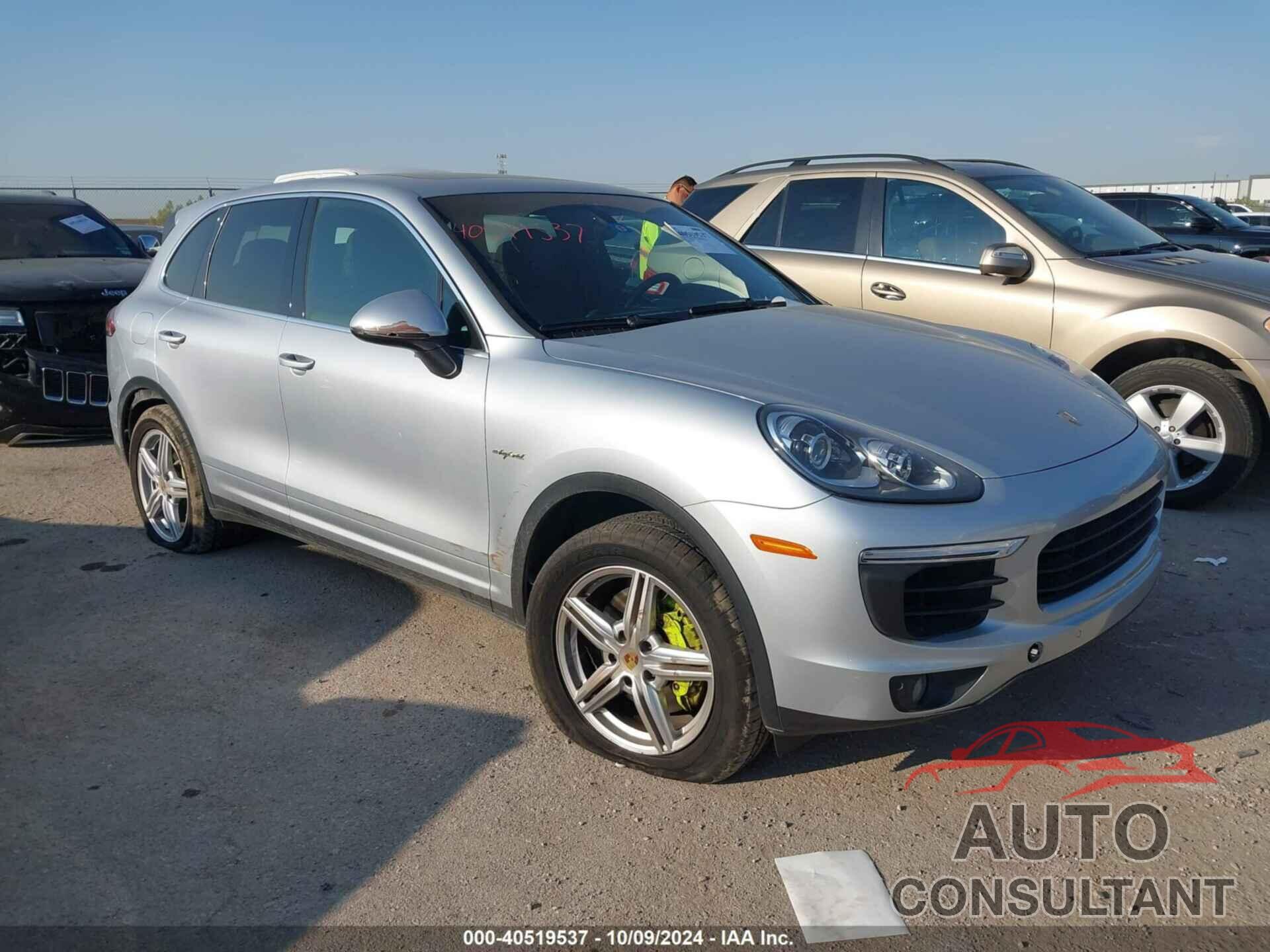 PORSCHE CAYENNE E-HYBRID 2016 - WP1AE2A26GLA62401