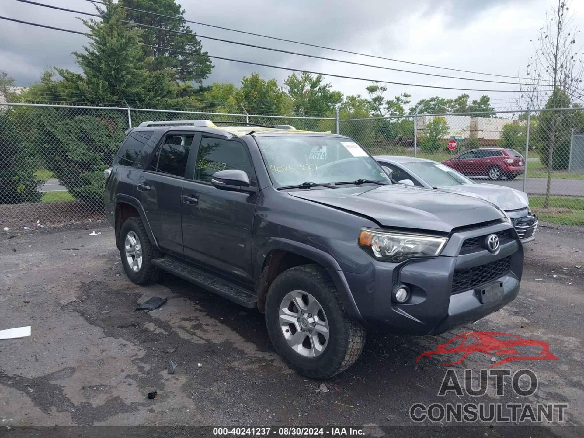 TOYOTA 4RUNNER 2018 - JTEBU5JR8J5532622