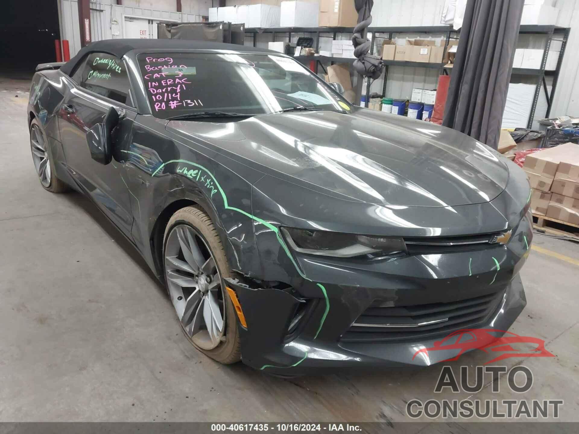 CHEVROLET CAMARO 2017 - 1G1FB3DS9H0198342