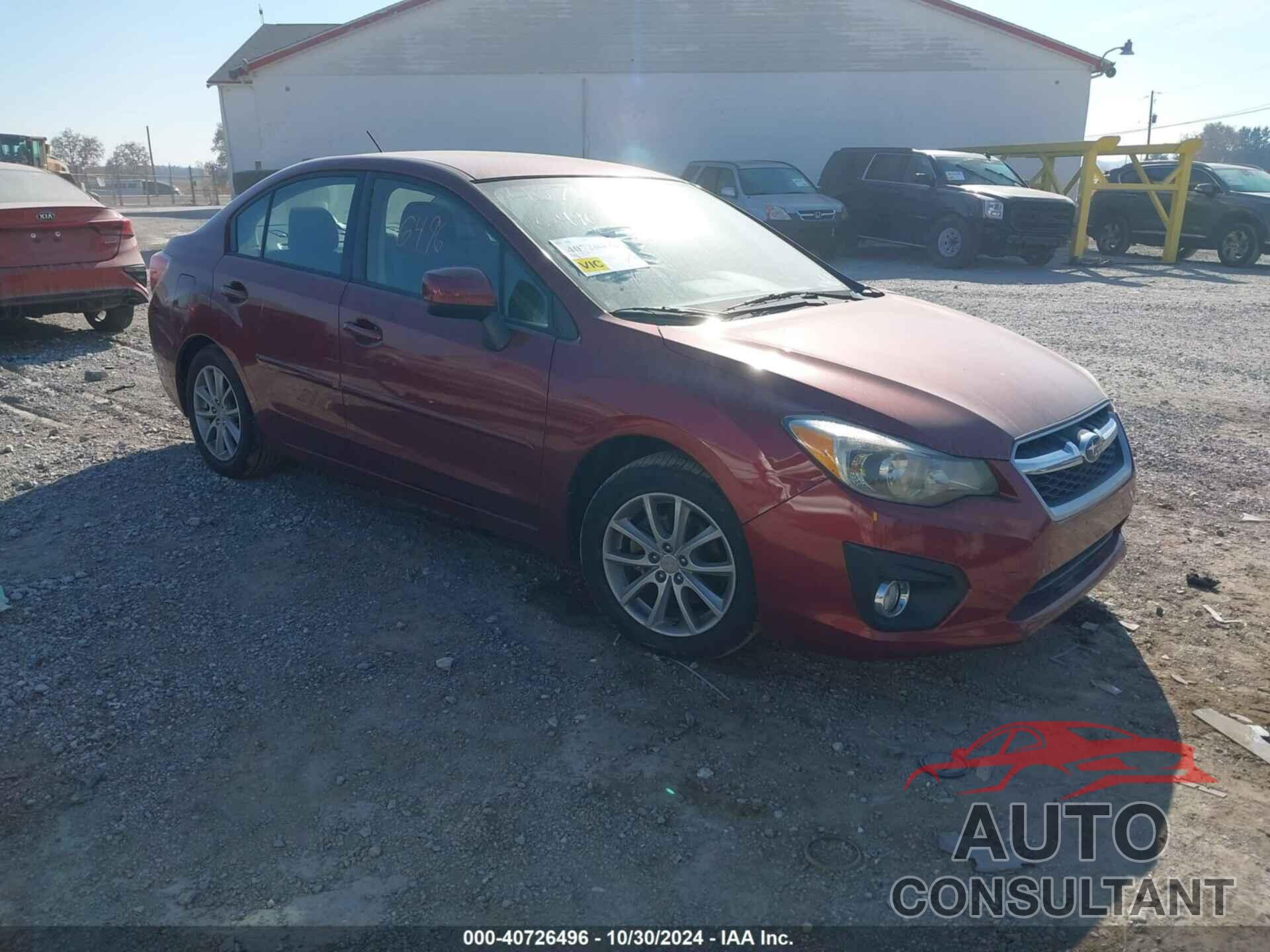 SUBARU IMPREZA 2012 - JF1GJAC65CH021889