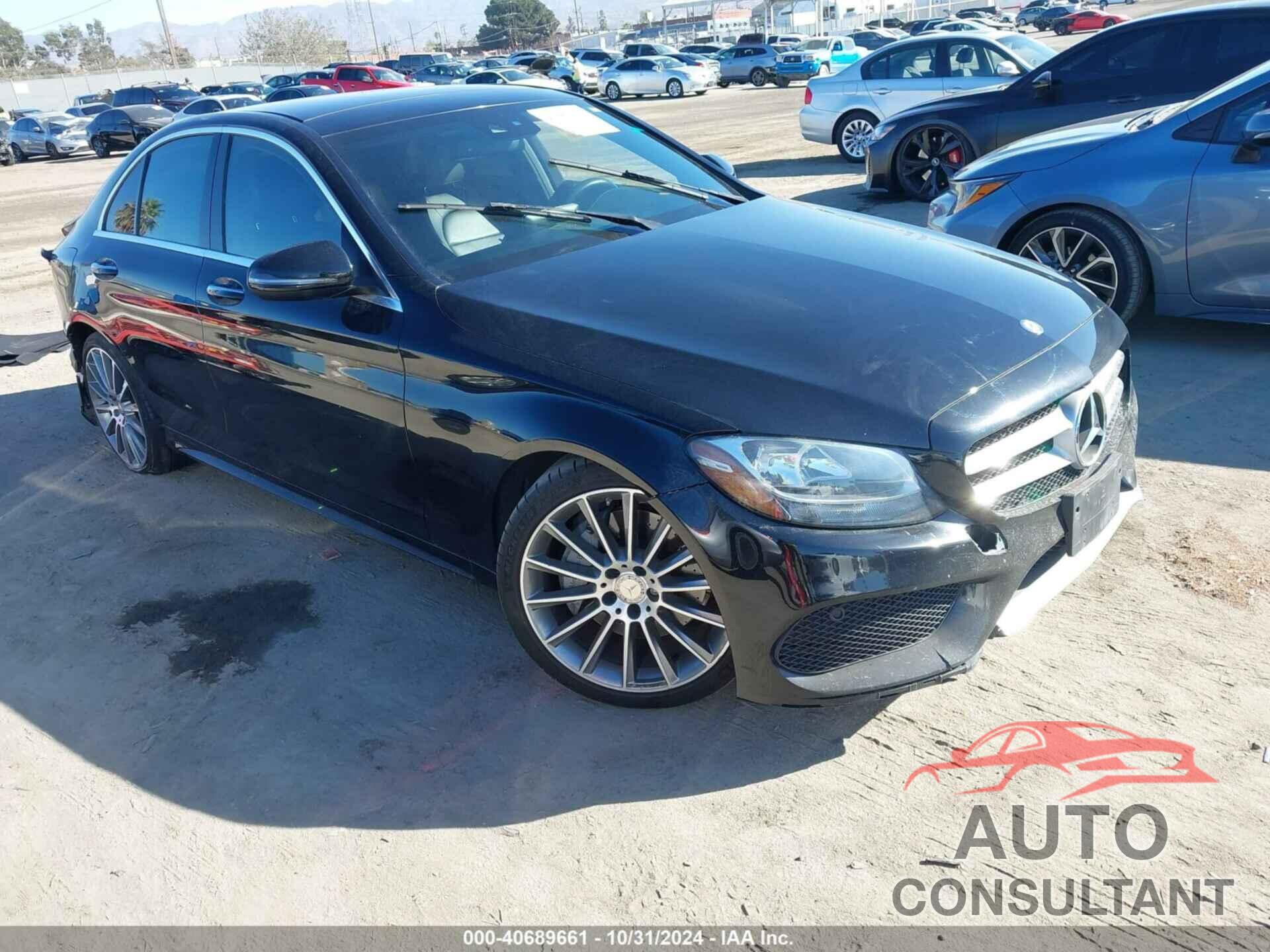 MERCEDES-BENZ C 300 2016 - 55SWF4JB2GU125737