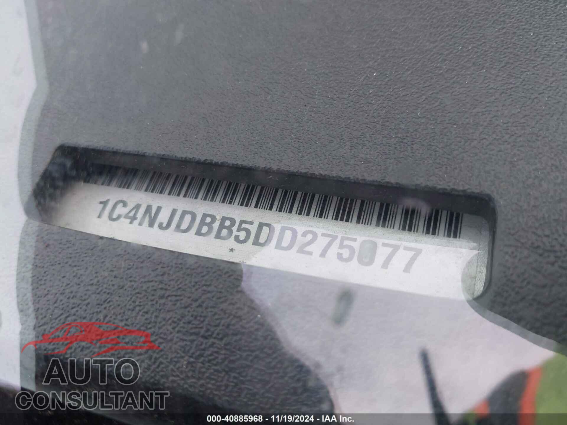 JEEP COMPASS 2013 - 1C4NJDBB5DD275077