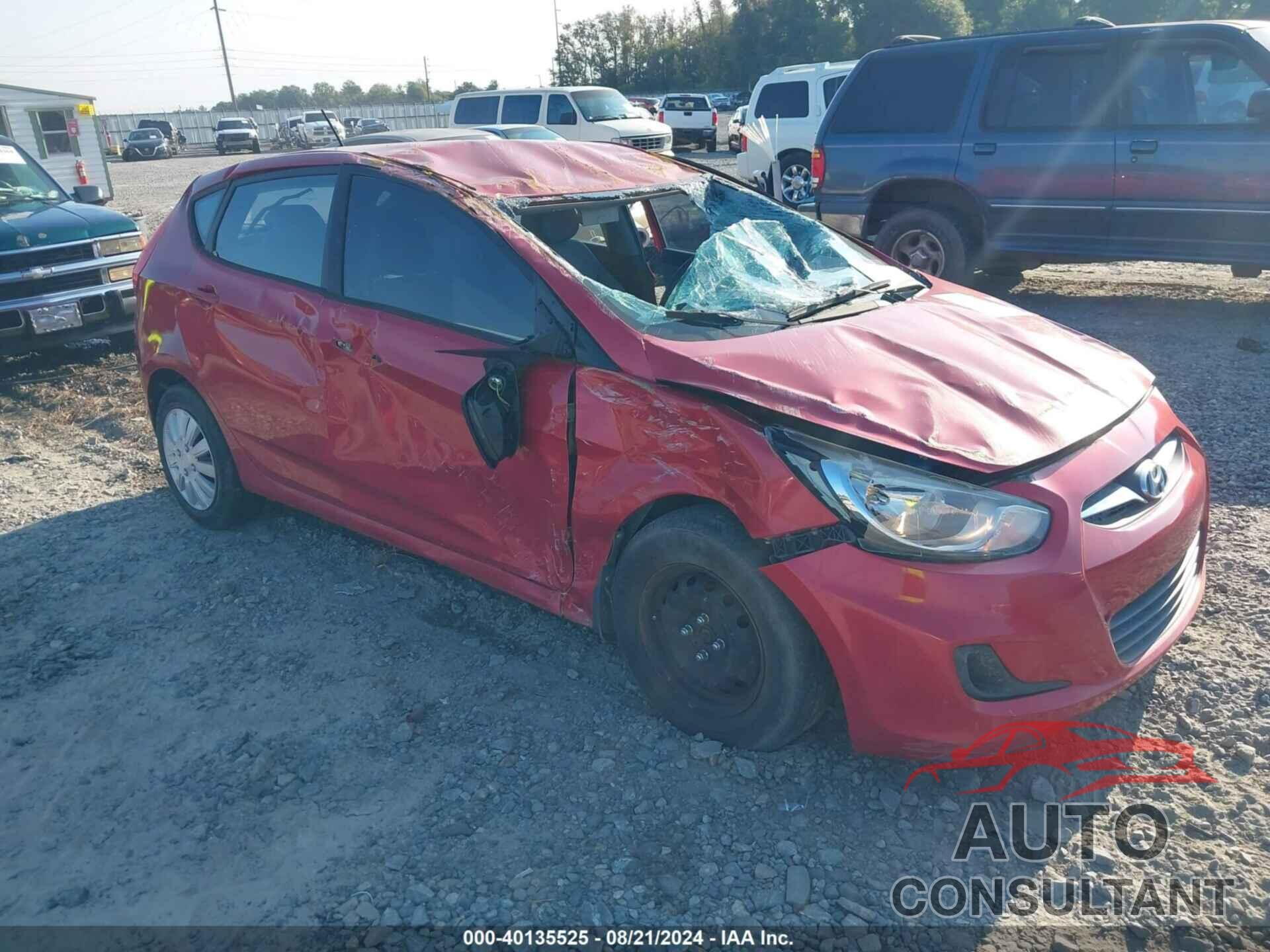 HYUNDAI ACCENT 2014 - KMHCT5AE9EU190548