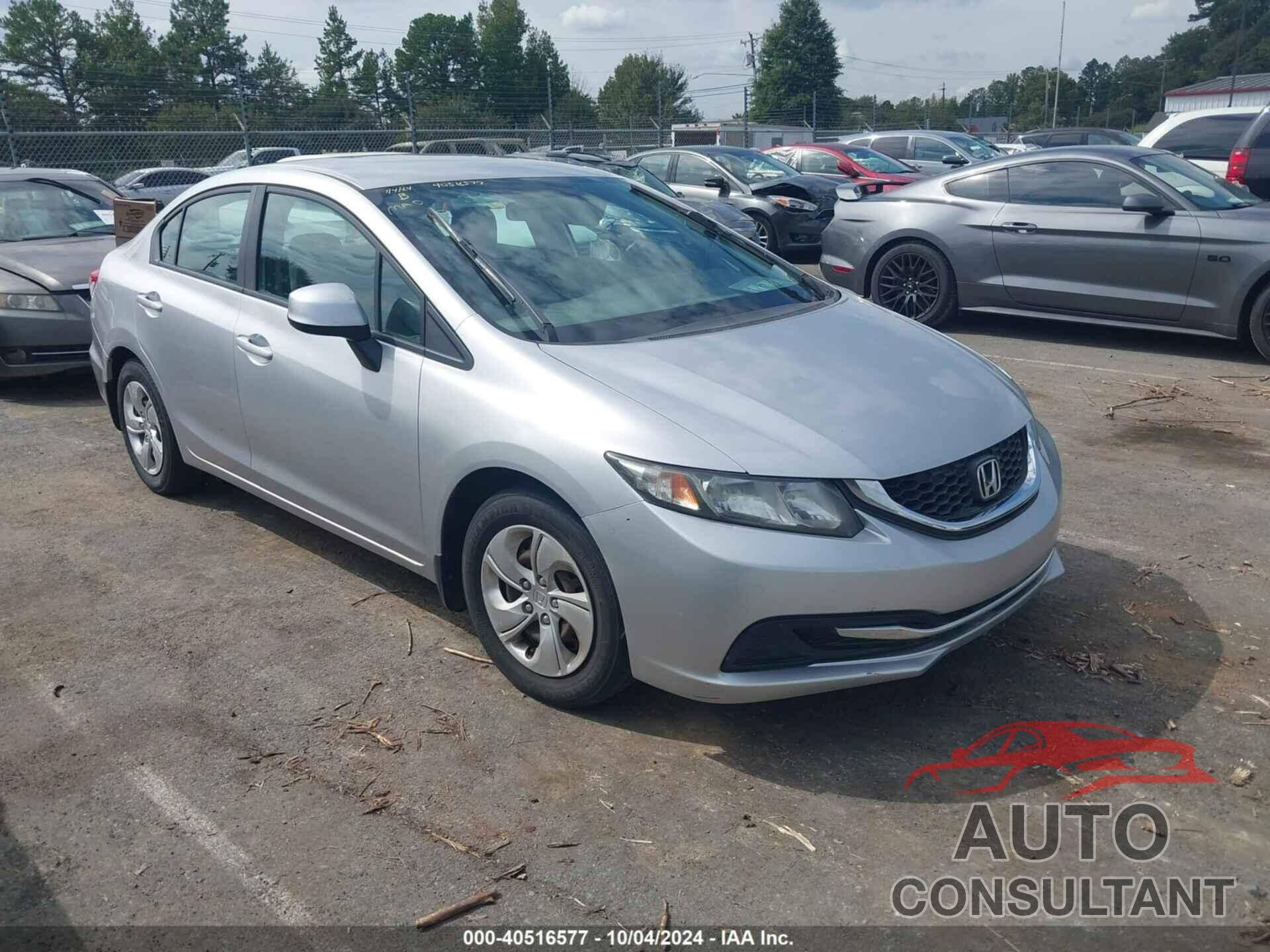 HONDA CIVIC 2013 - 19XFB2F52DE261100