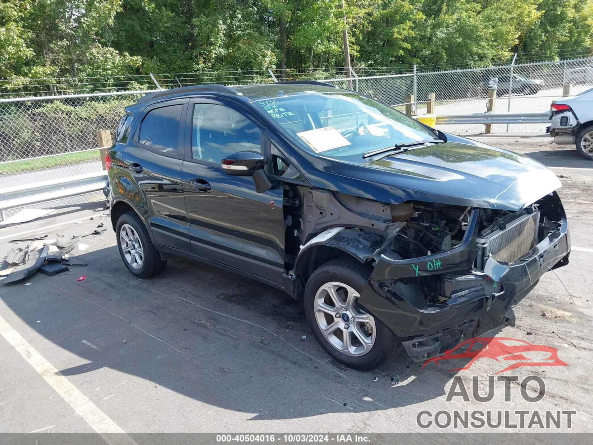 FORD ECOSPORT 2018 - MAJ6P1UL4JC247012