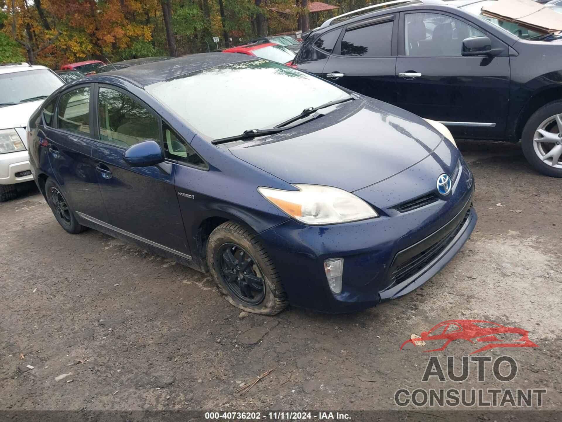 TOYOTA PRIUS 2012 - JTDKN3DU6C1501143
