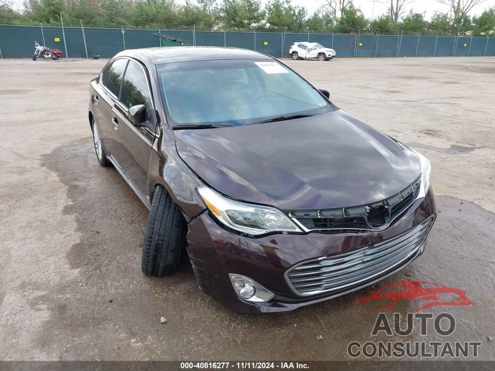 TOYOTA AVALON HYBRID 2013 - 4T1BD1EB1DU009832