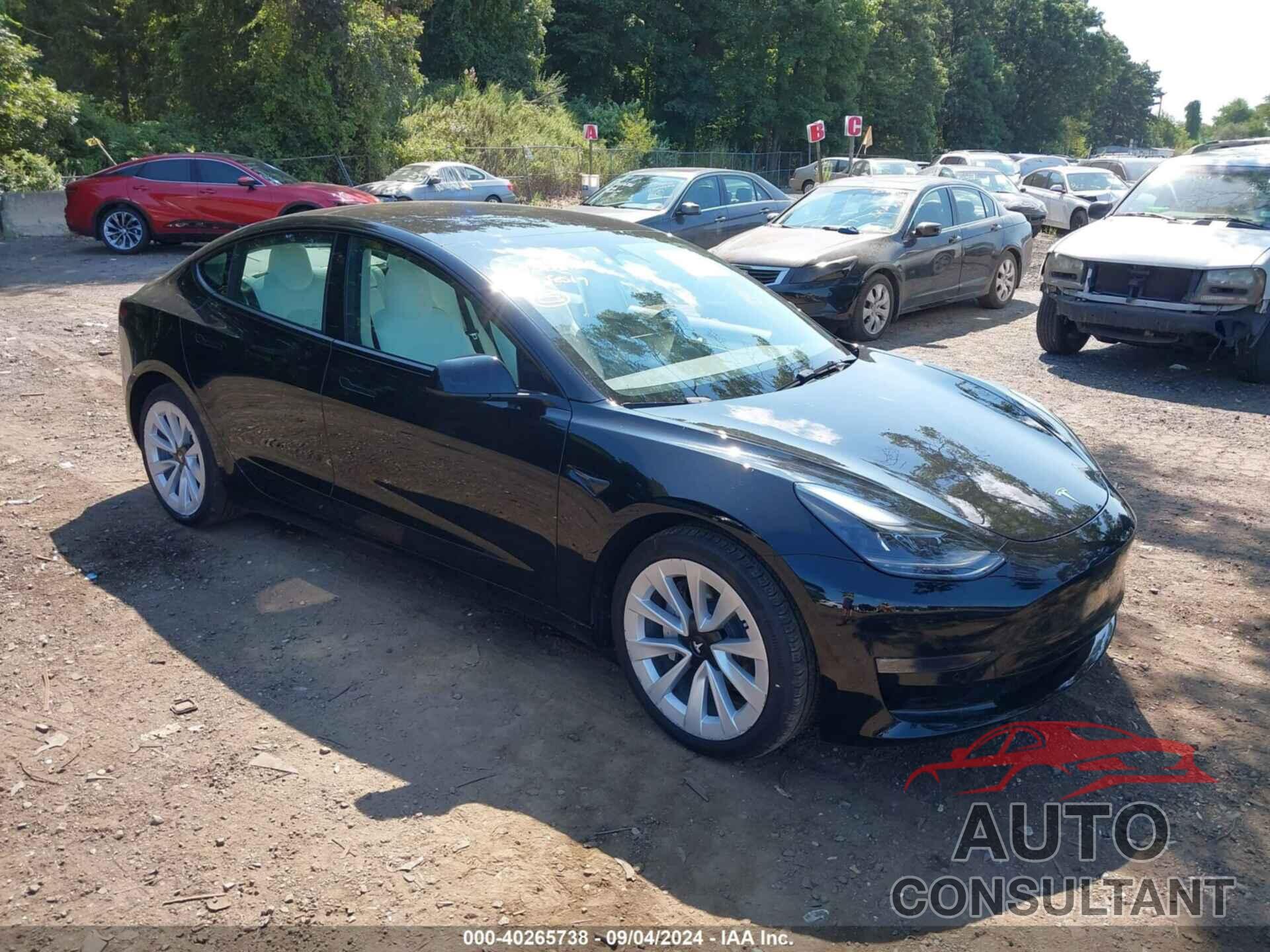 TESLA MODEL 3 2022 - 5YJ3E1EBXNF353403