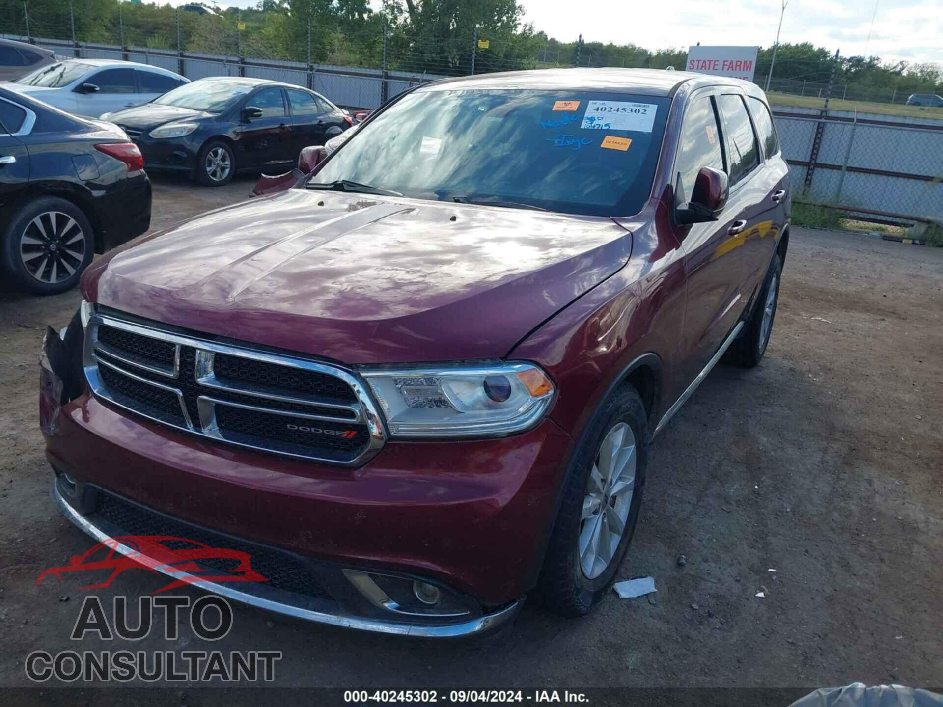DODGE DURANGO 2019 - 1C4RDHAG6KC582189
