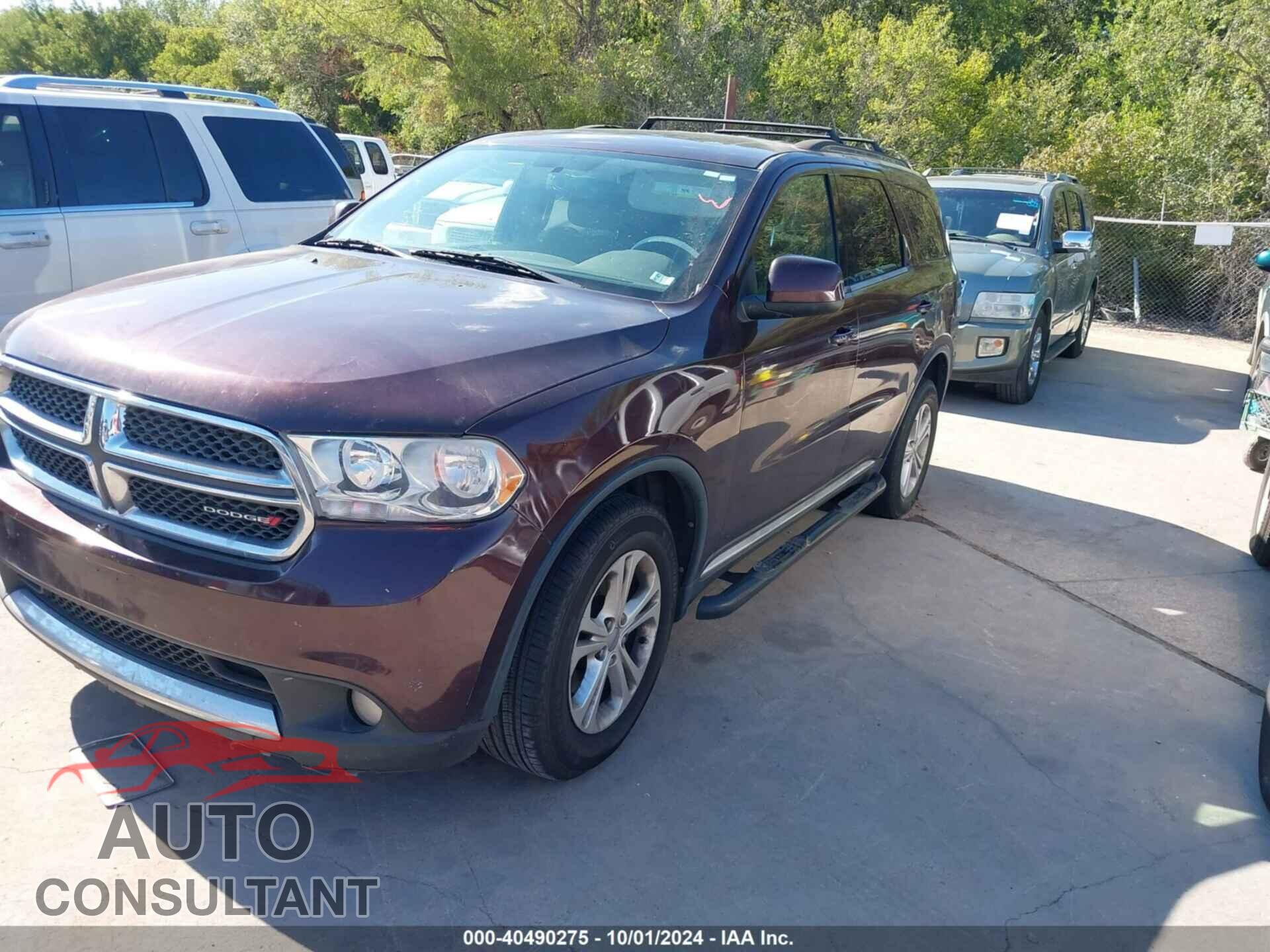 DODGE DURANGO 2012 - 1C4RDHAG7CC260226