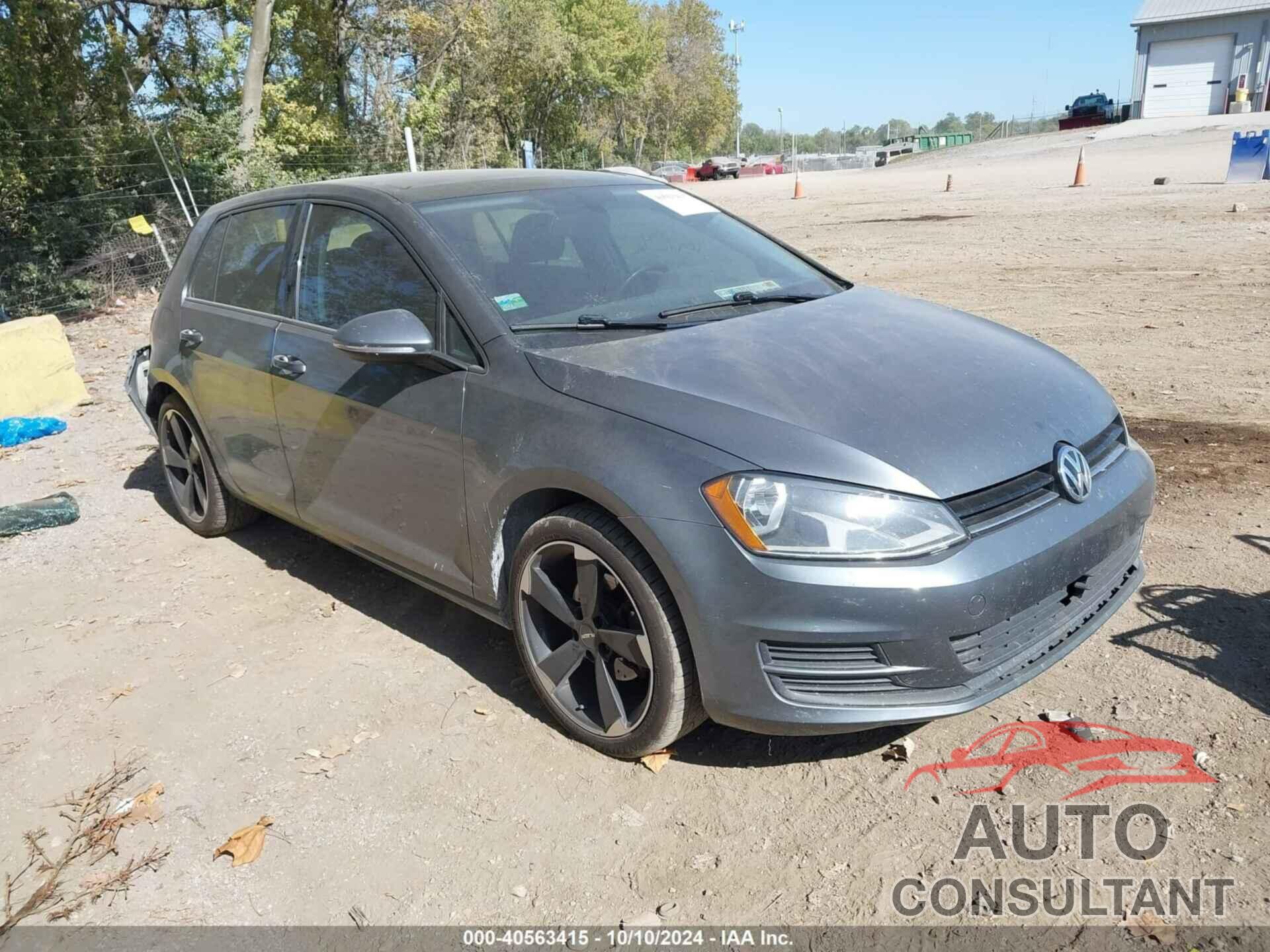 VOLKSWAGEN GOLF 2017 - 3VW117AU9HM074230