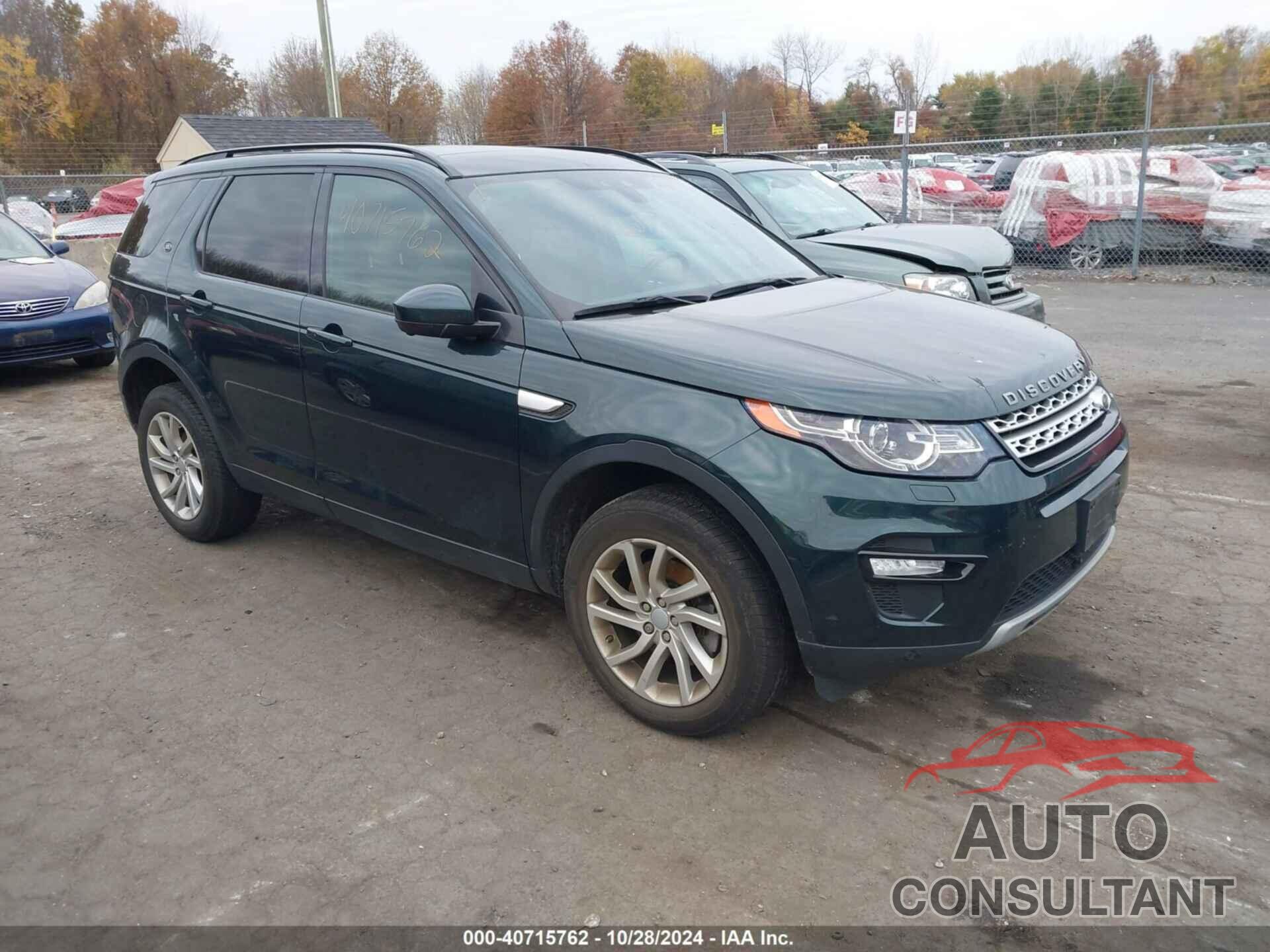 LAND ROVER DISCOVERY SPORT 2016 - SALCR2BG7GH598083