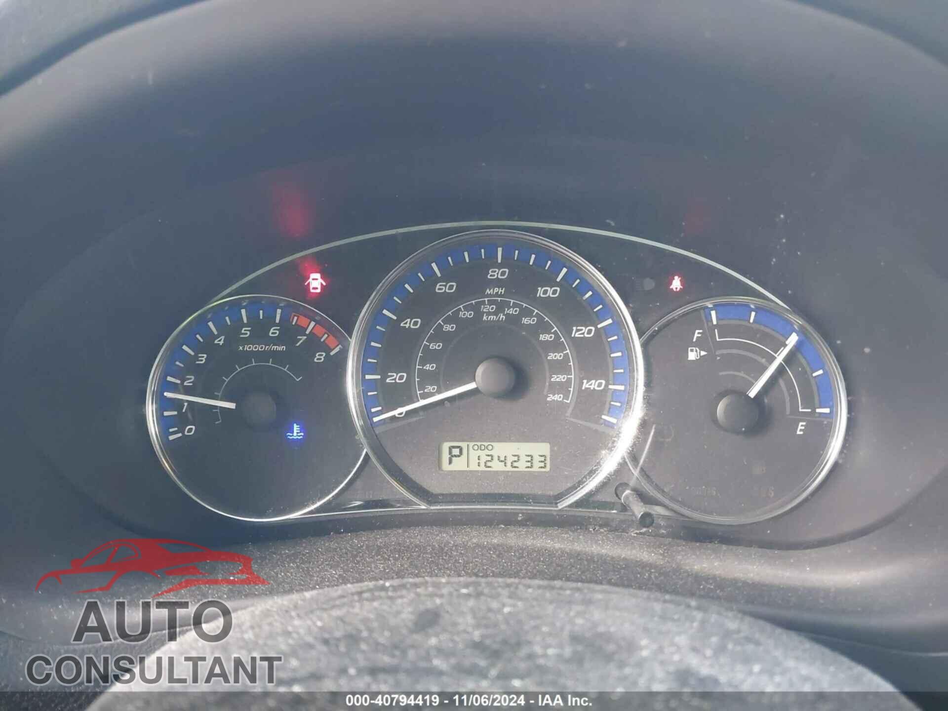 SUBARU FORESTER 2013 - JF2SHAEC2DH431698