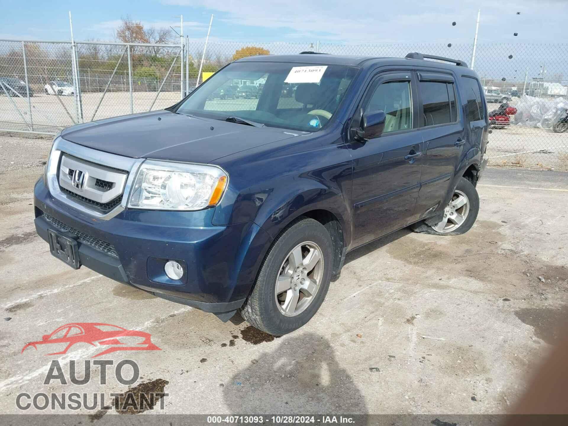 HONDA PILOT 2011 - 5FNYF4H56BB010576