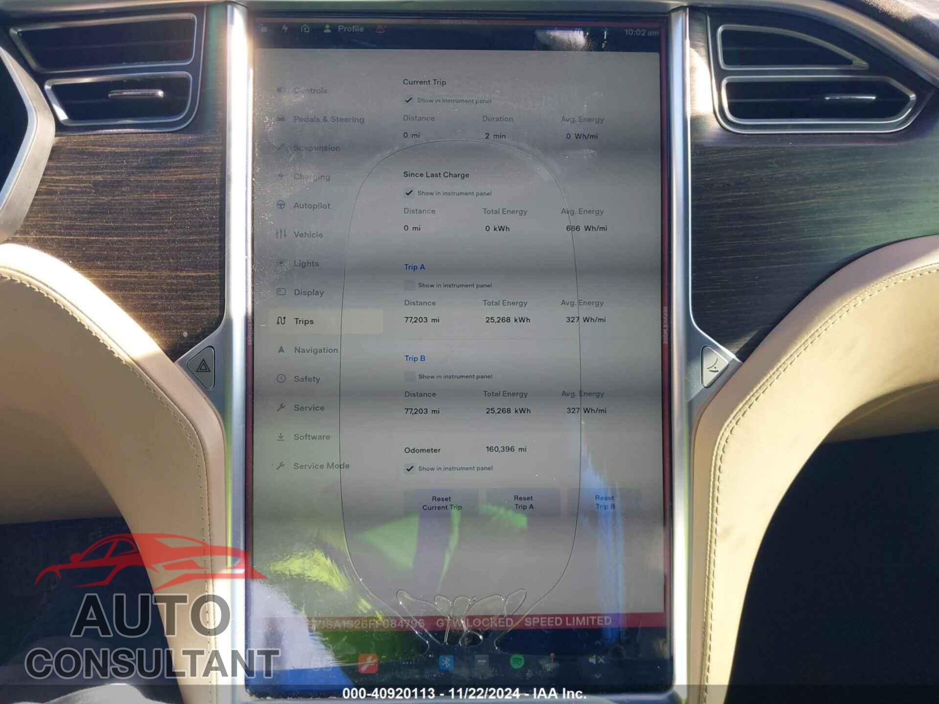 TESLA MODEL S 2015 - 5YJSA1S26FF084796