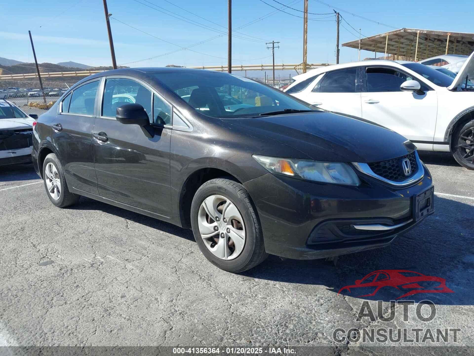 HONDA CIVIC 2013 - 19XFB2F55DE264587