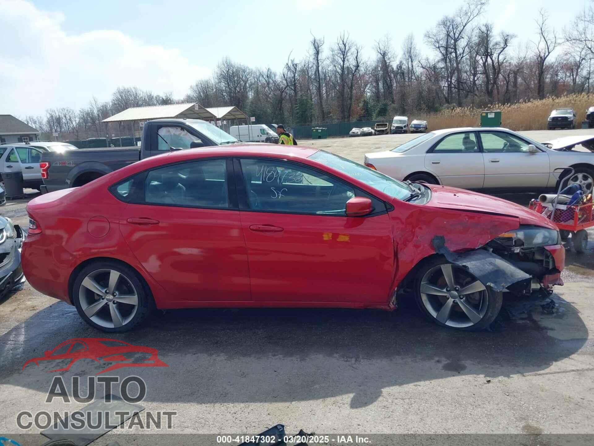 DODGE DART 2013 - 1C3CDFCB7DD329332