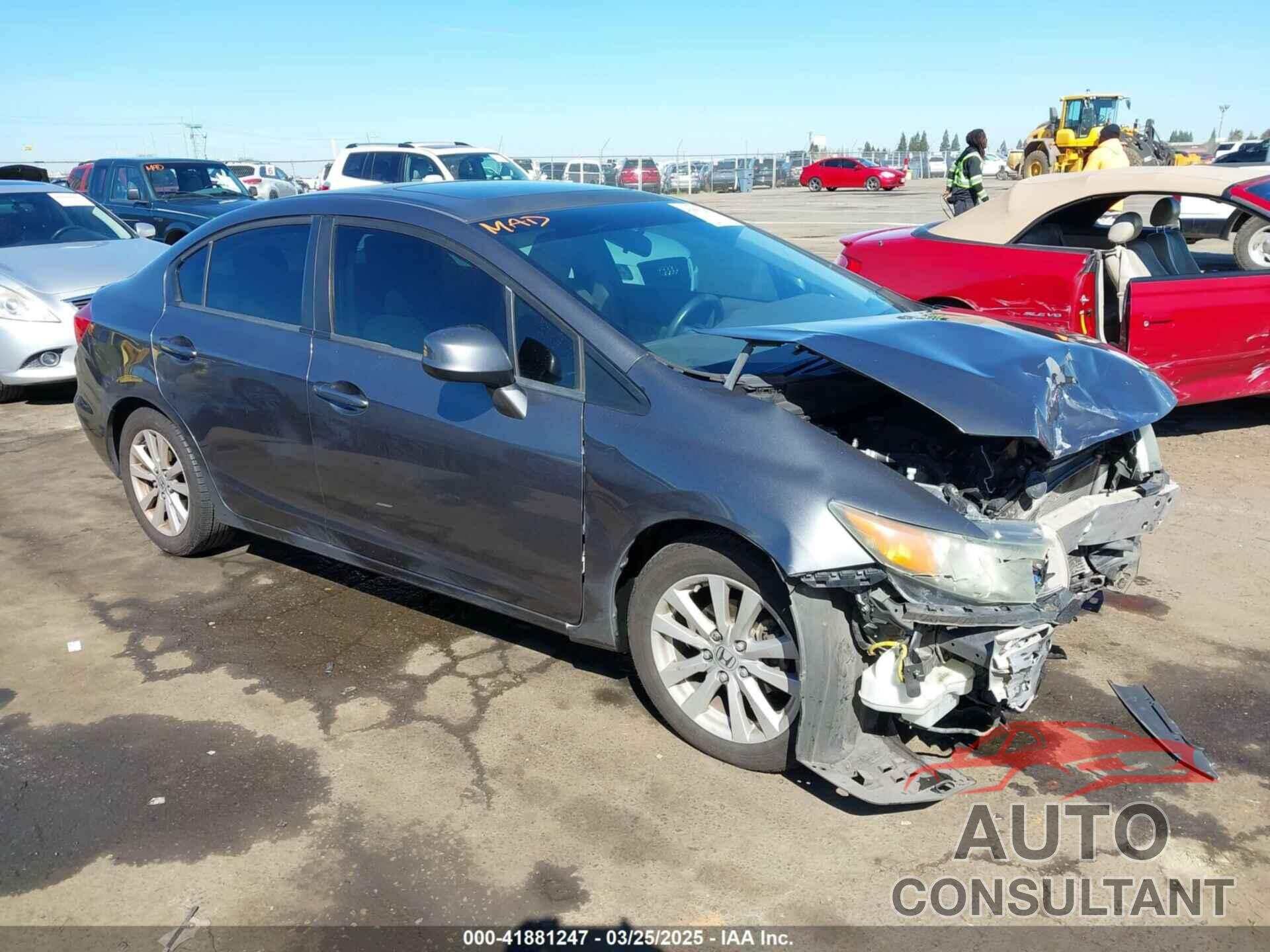 HONDA CIVIC 2012 - 2HGFB2F85CH307727