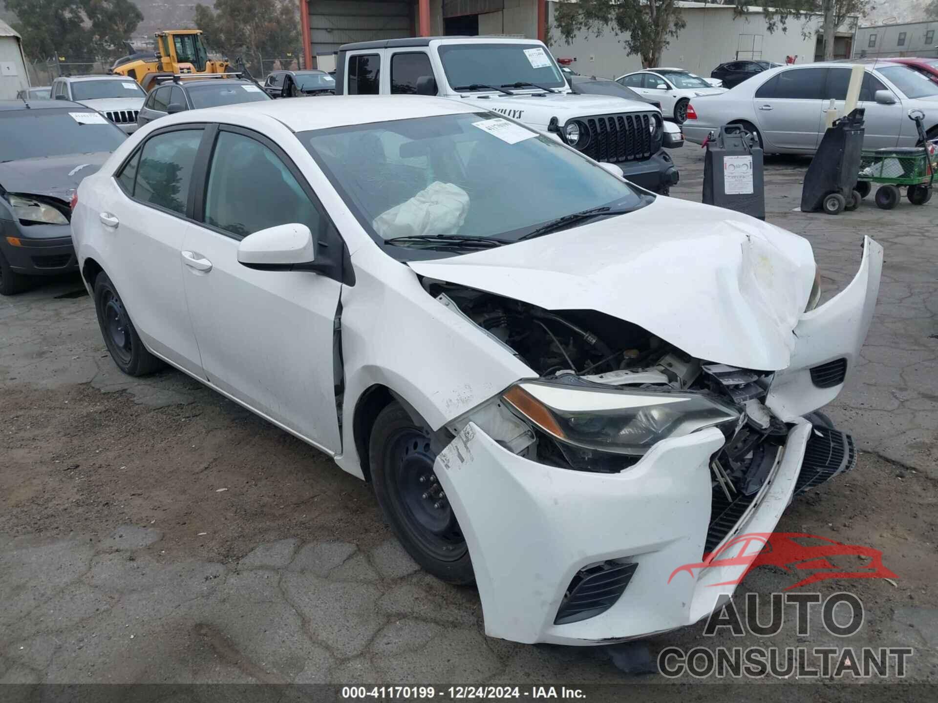 TOYOTA COROLLA 2016 - 2T1BURHE0GC606271