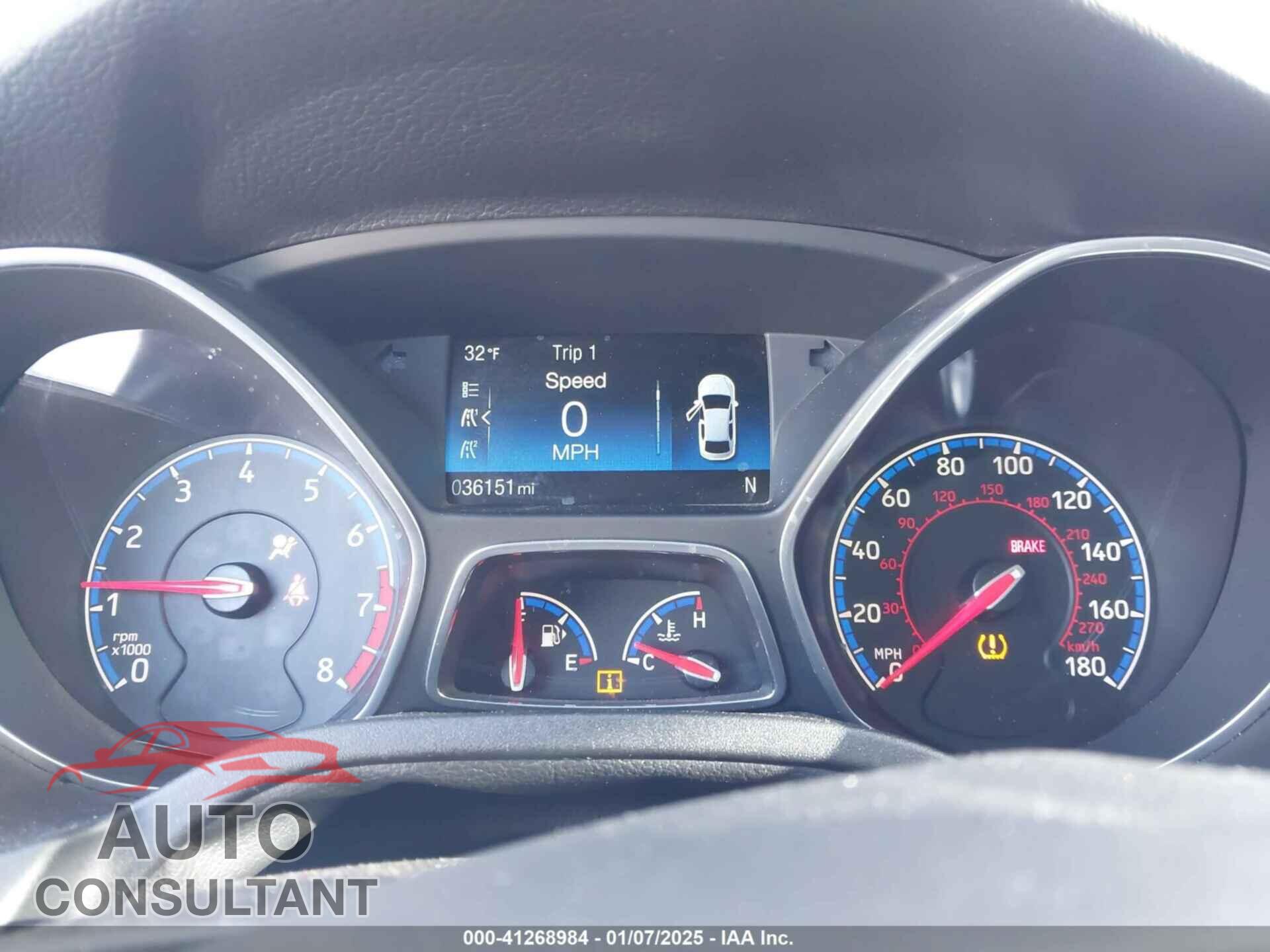 FORD FOCUS RS 2017 - WF0DP3TH1H4125445