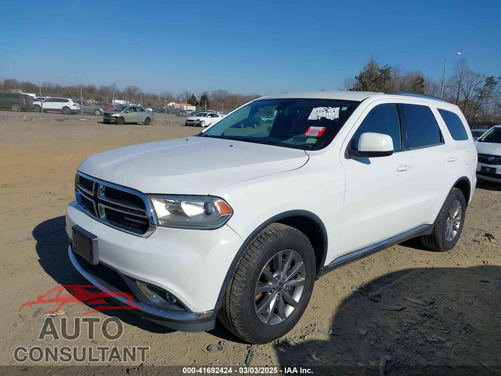 DODGE DURANGO 2018 - 1C4RDJAG2JC329778