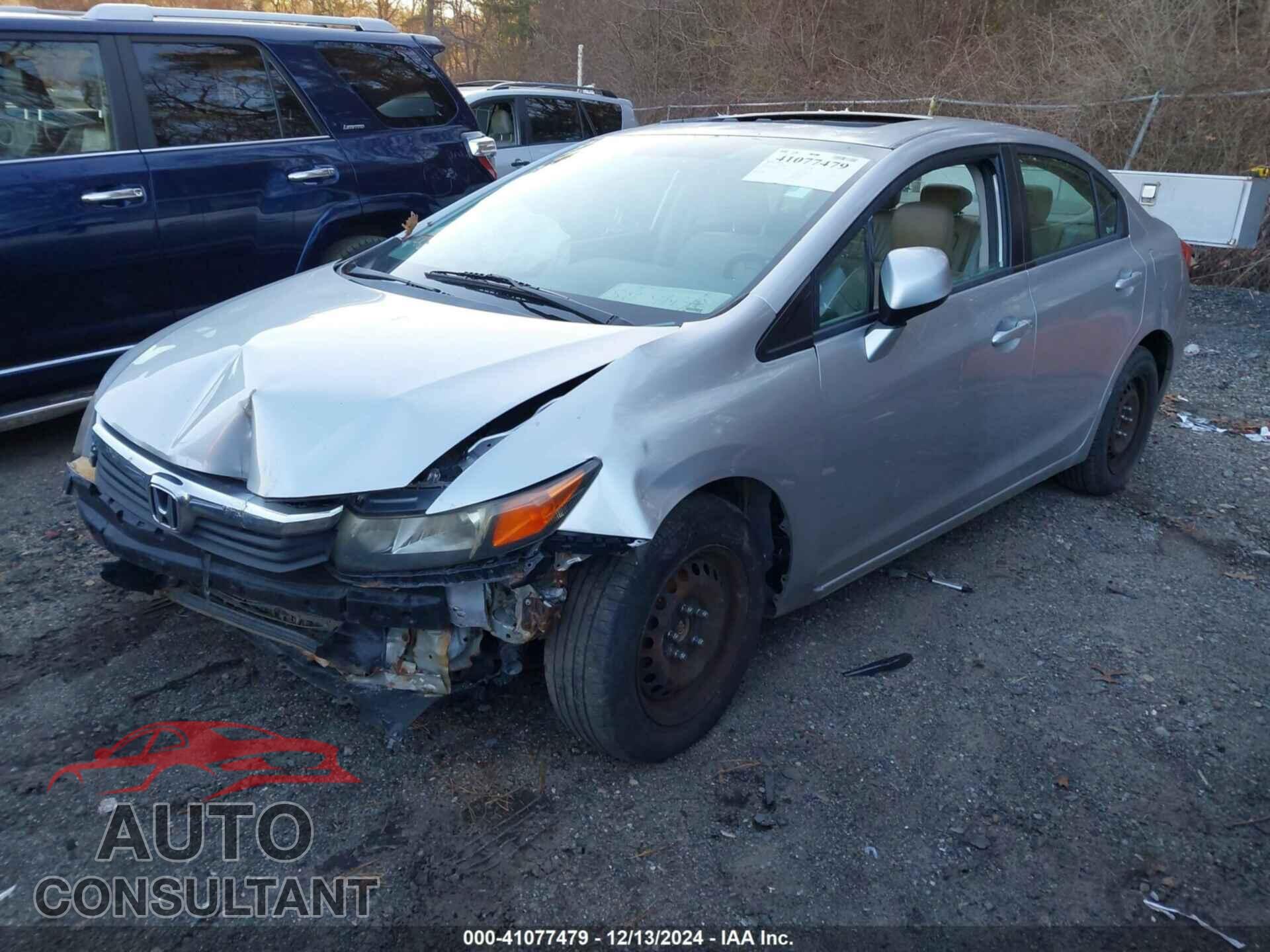 HONDA CIVIC 2012 - 2HGFB2F86CH312306