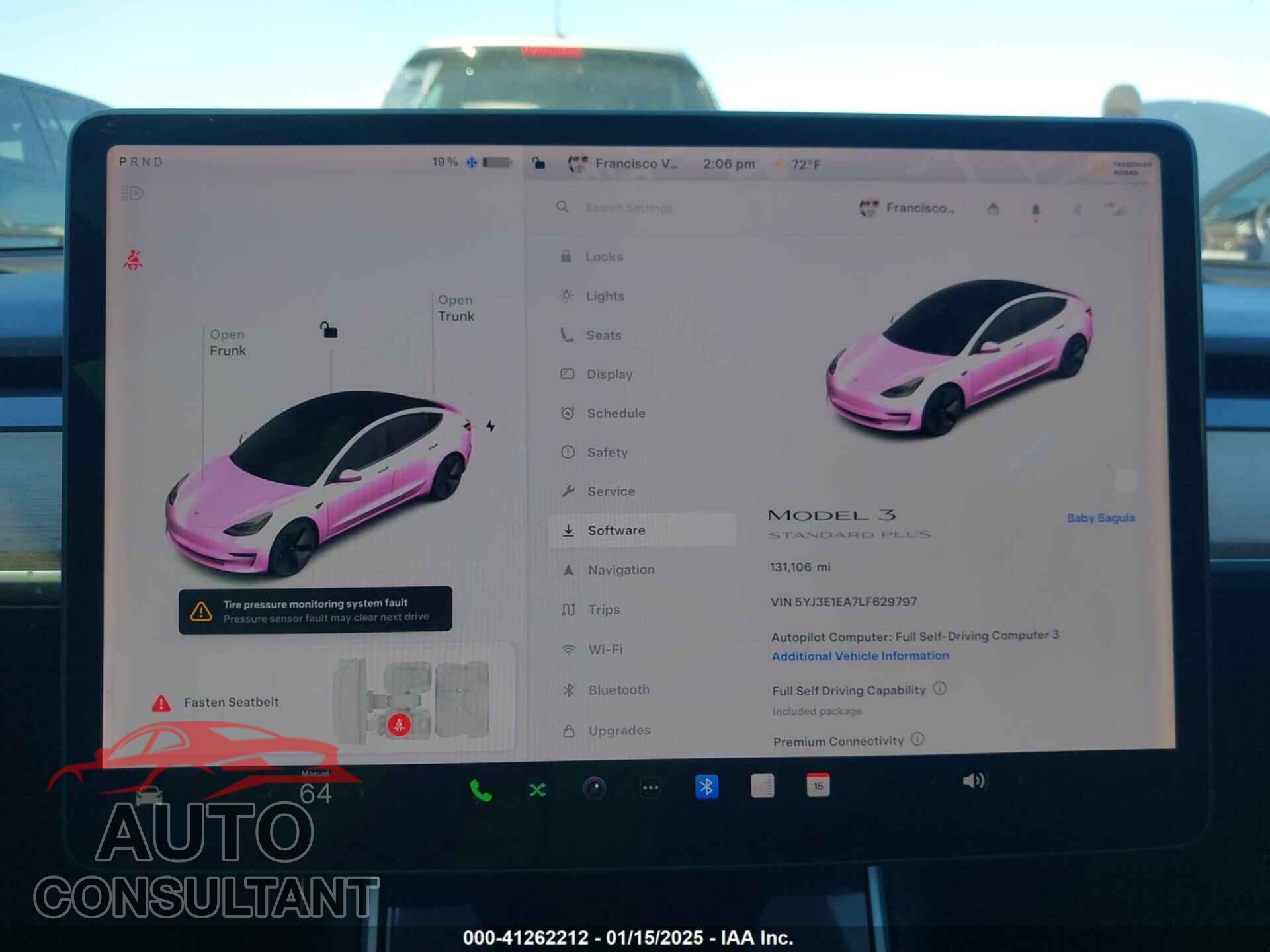 TESLA MODEL 3 2020 - 5YJ3E1EA7LF629797