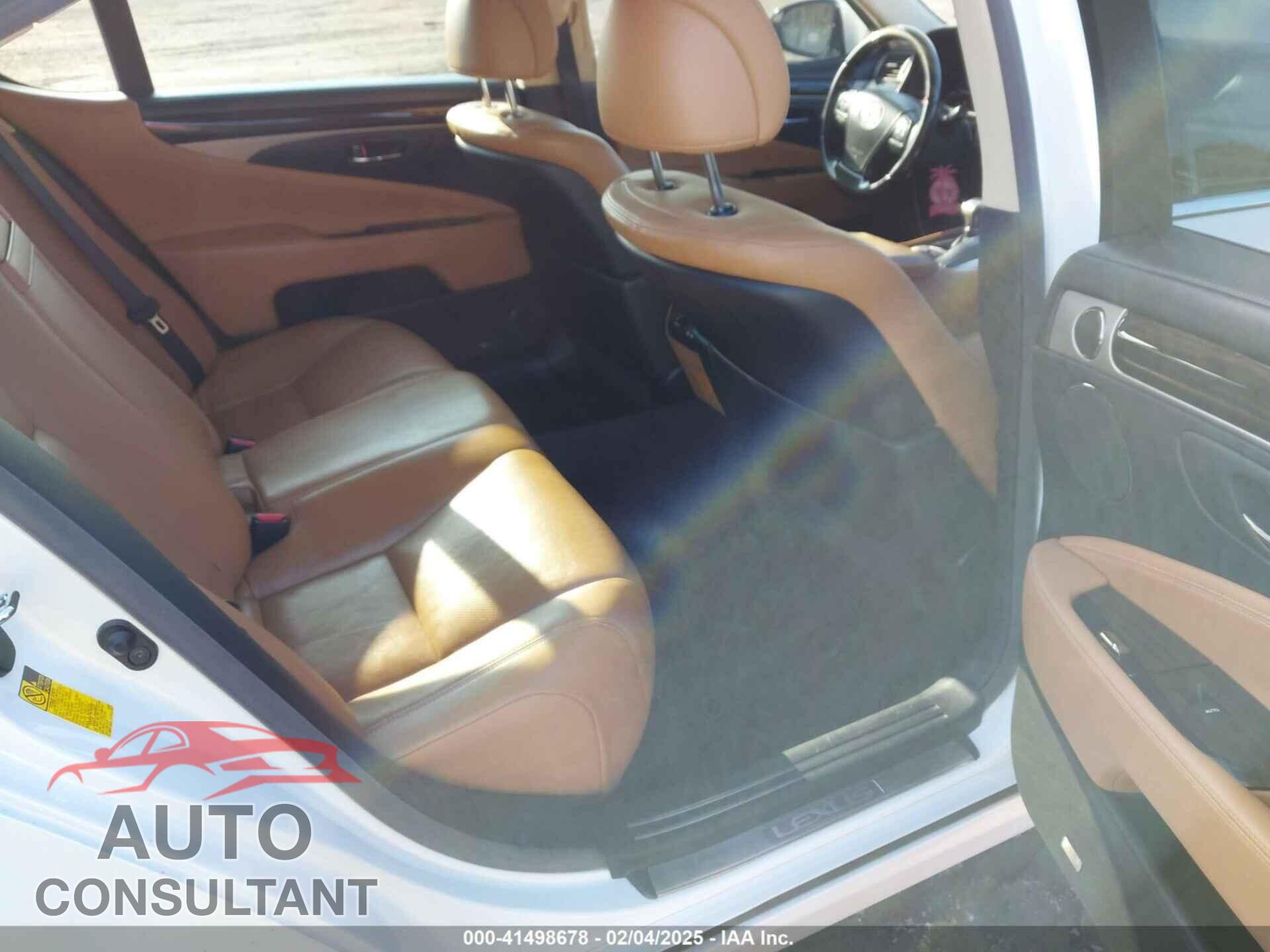 LEXUS LS 460 2013 - JTHDL5EF2D5005596