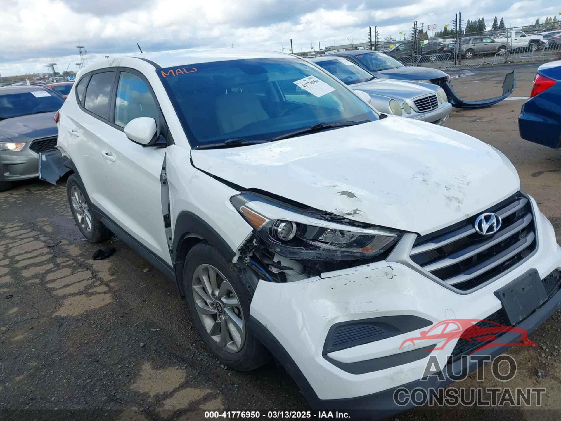 HYUNDAI TUCSON 2018 - KM8J2CA40JU797731