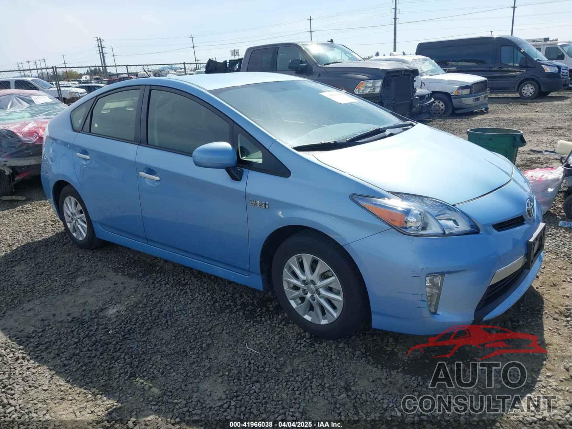 TOYOTA PRIUS PLUG-IN 2012 - JTDKN3DP0C3017886