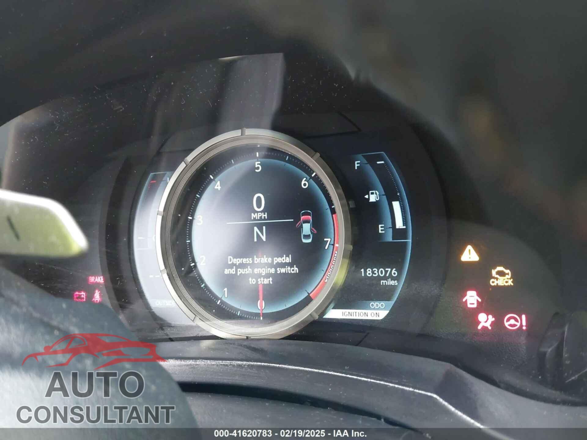 LEXUS IS 250 2014 - JTHBF1D28E5033166