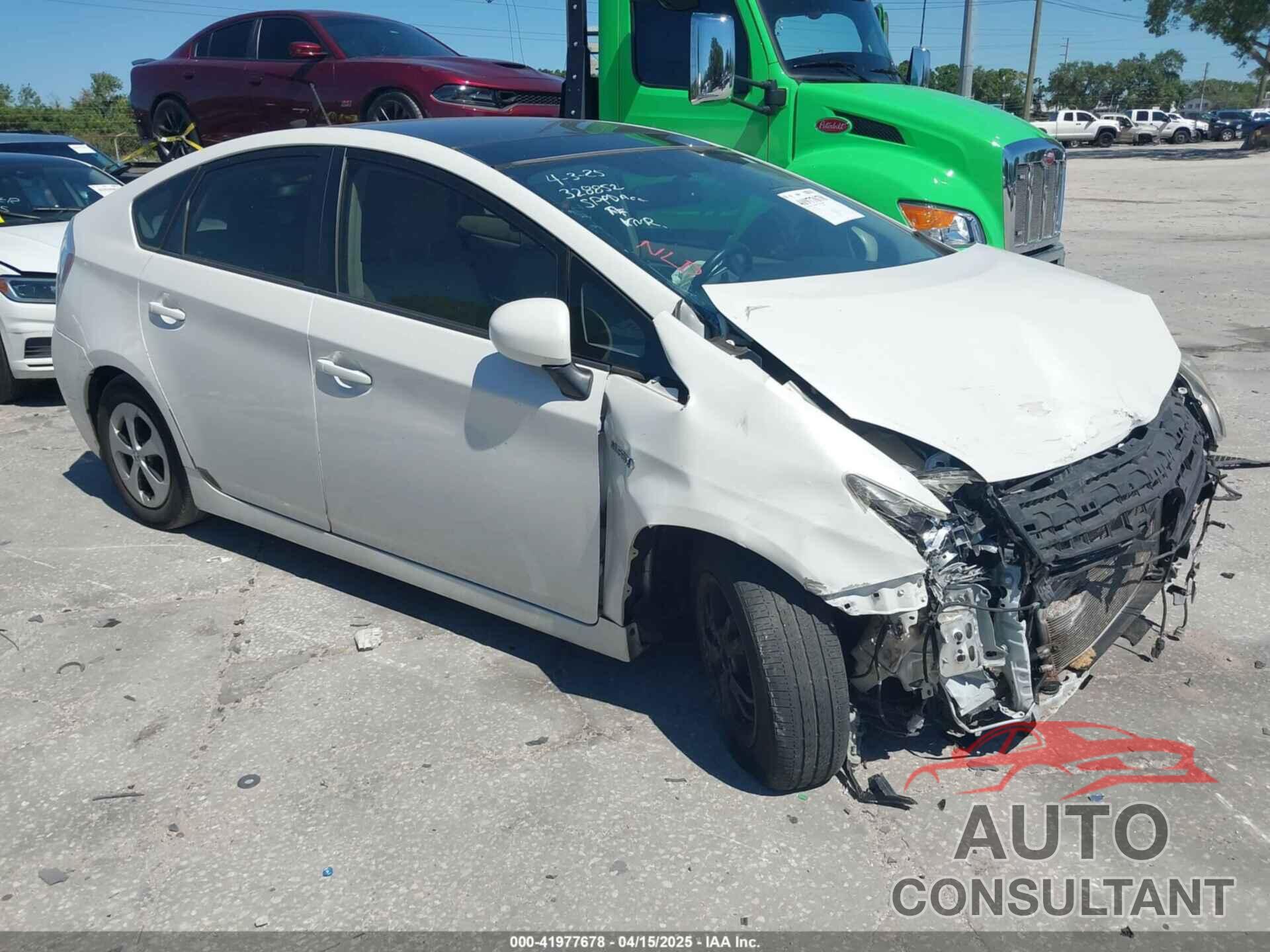 TOYOTA PRIUS 2012 - JTDKN3DUXC5463795