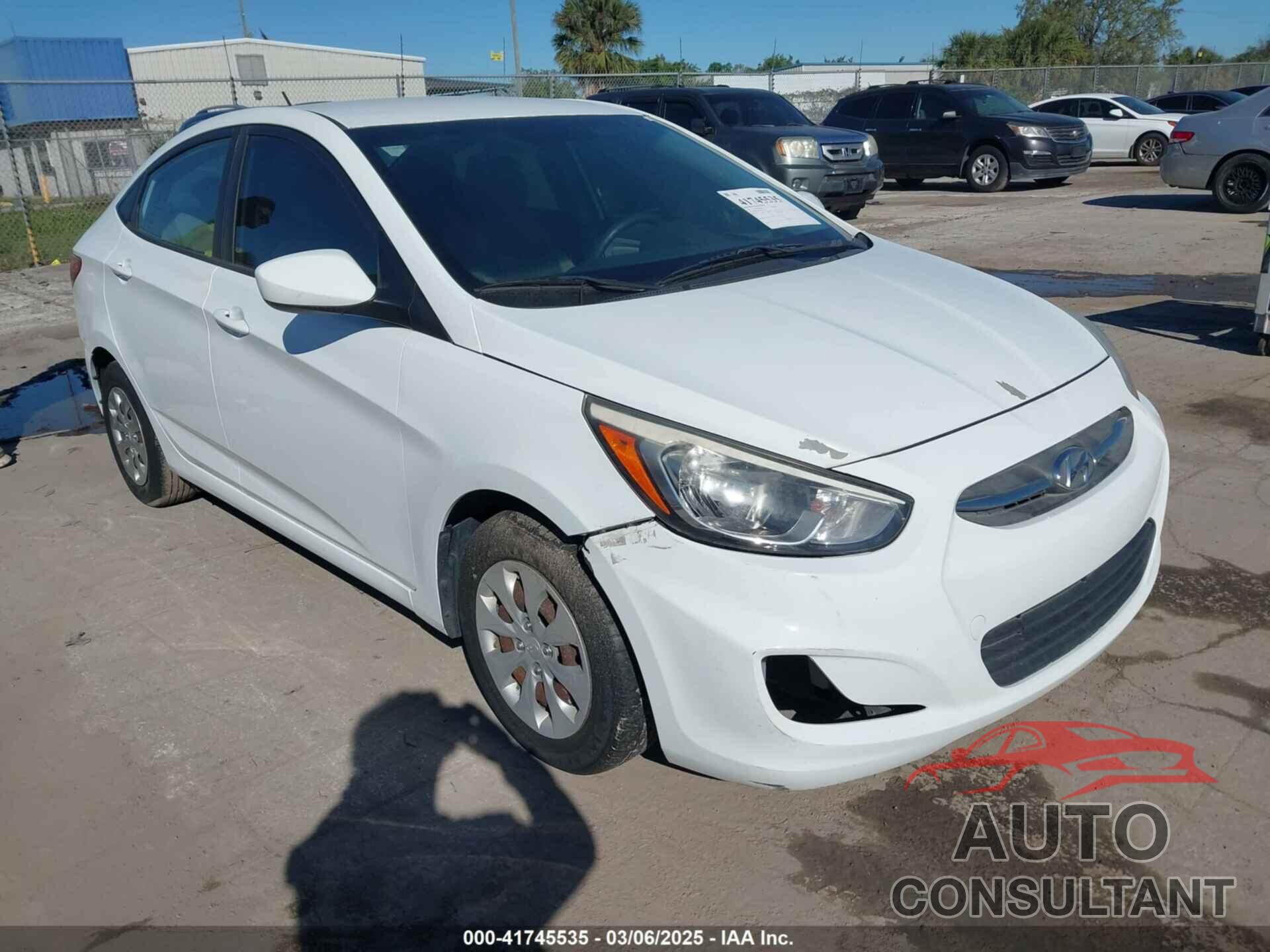 HYUNDAI ACCENT 2016 - KMHCT4AEXGU011561
