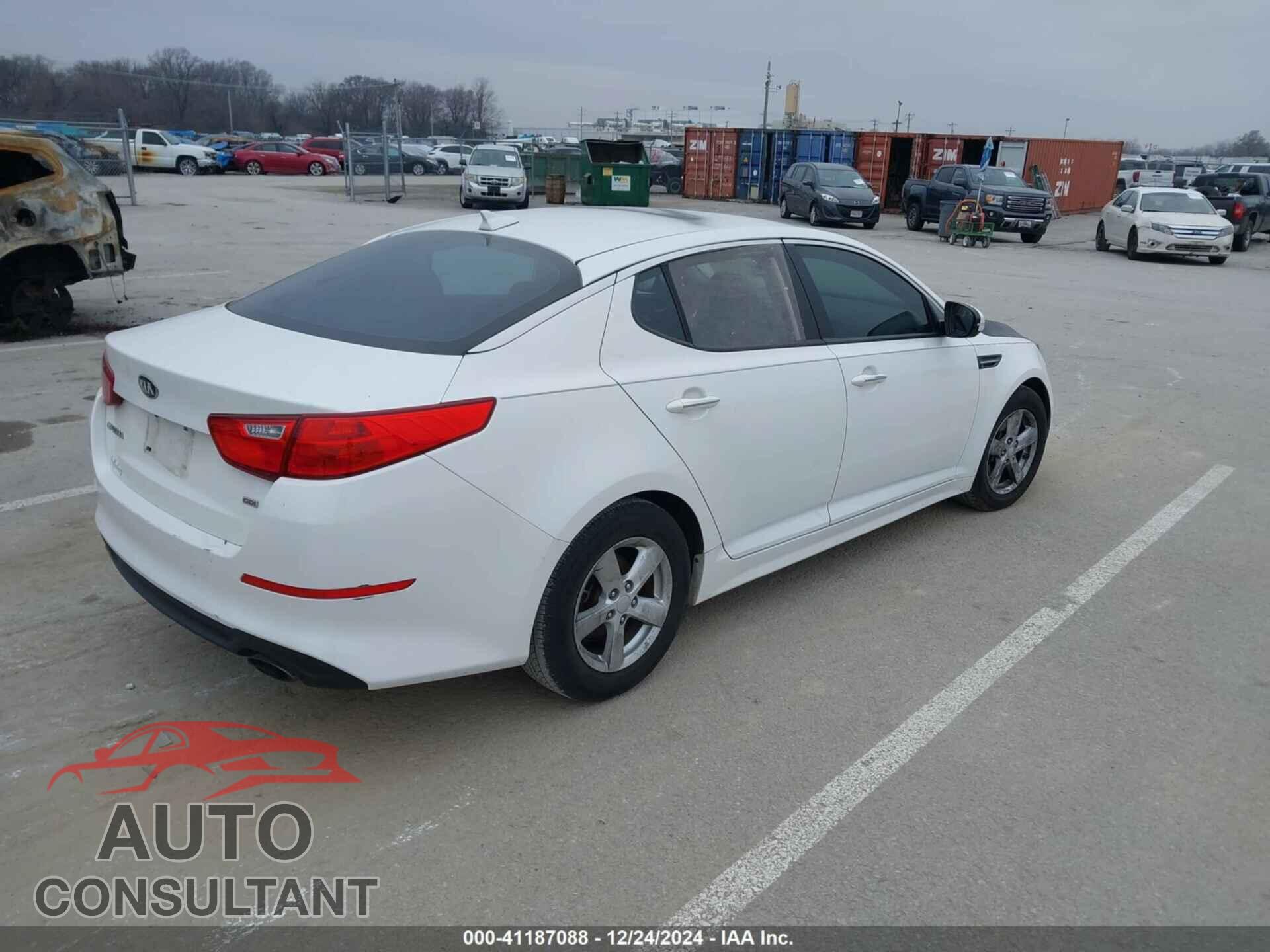 KIA OPTIMA 2015 - KNAGM4A78F5542509