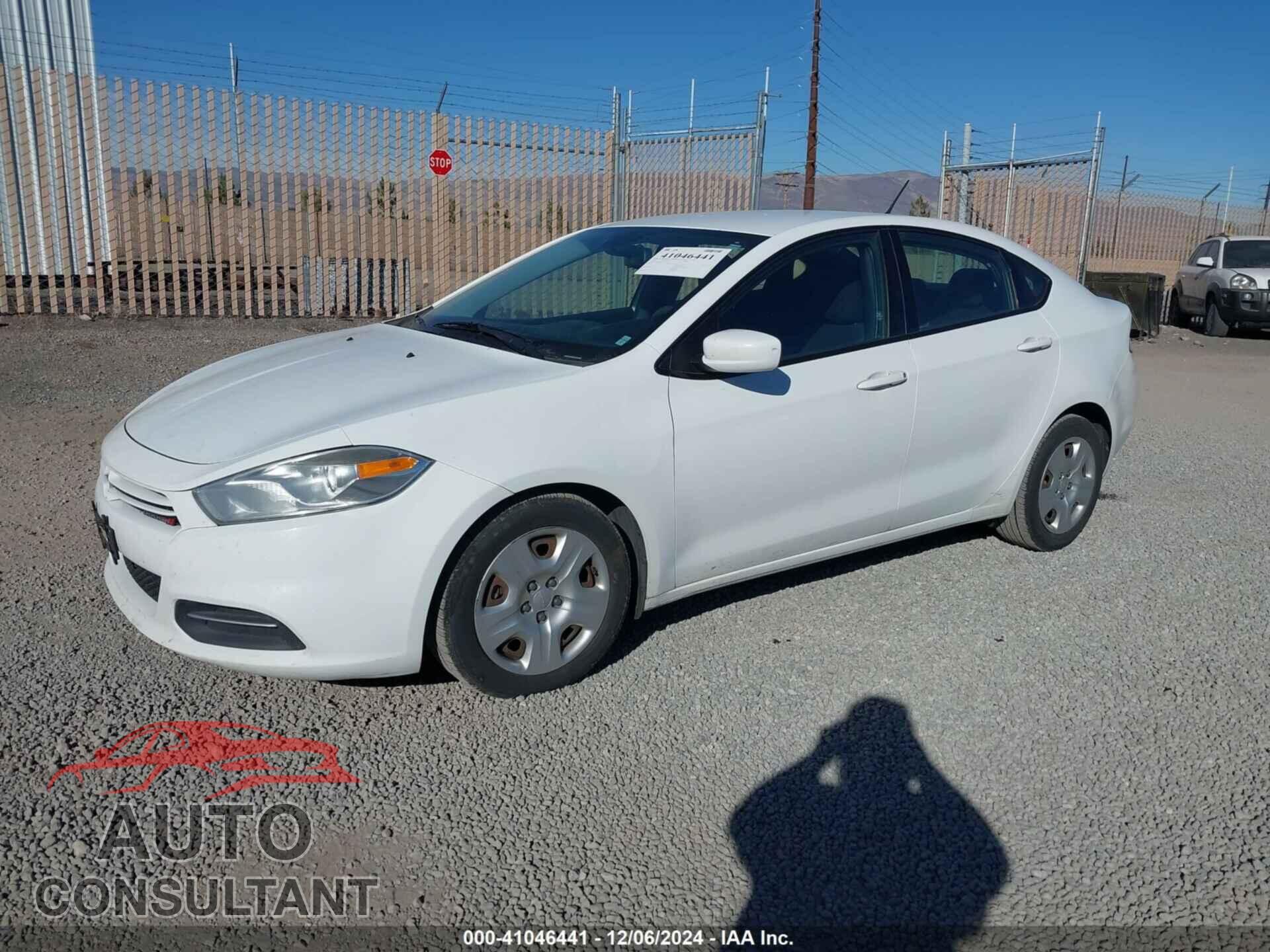 DODGE DART 2015 - 1C3CDFAA1FD315777