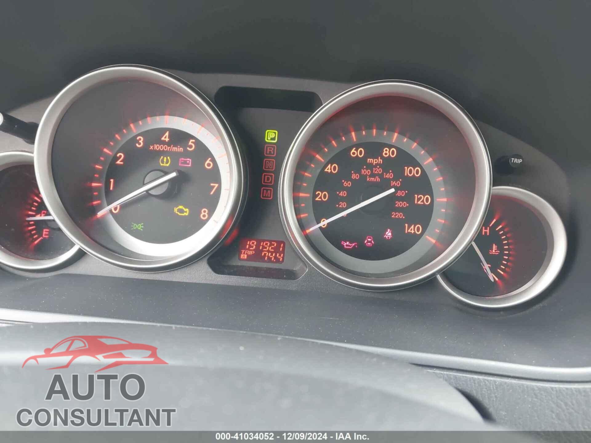 MAZDA CX-9 2011 - JM3TB2CA4B0332380
