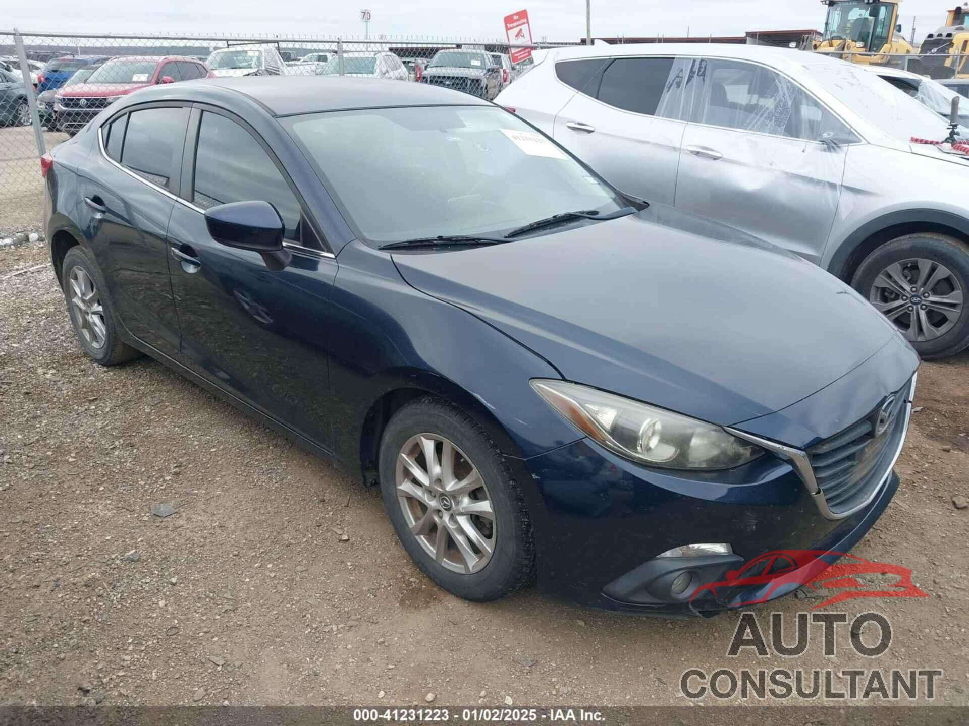 MAZDA MAZDA3 2015 - JM1BM1V72F1223233