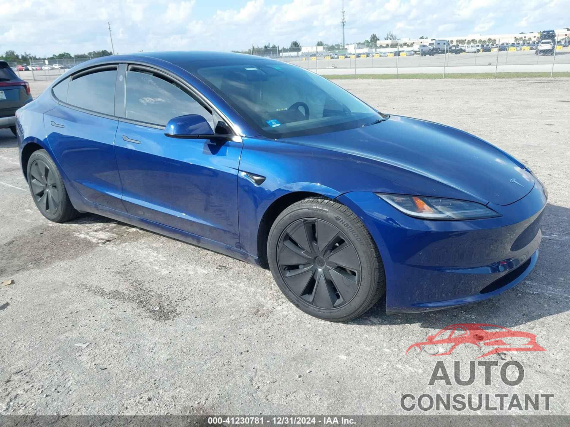 TESLA MODEL 3 2024 - 5YJ3E1EAXRF744712