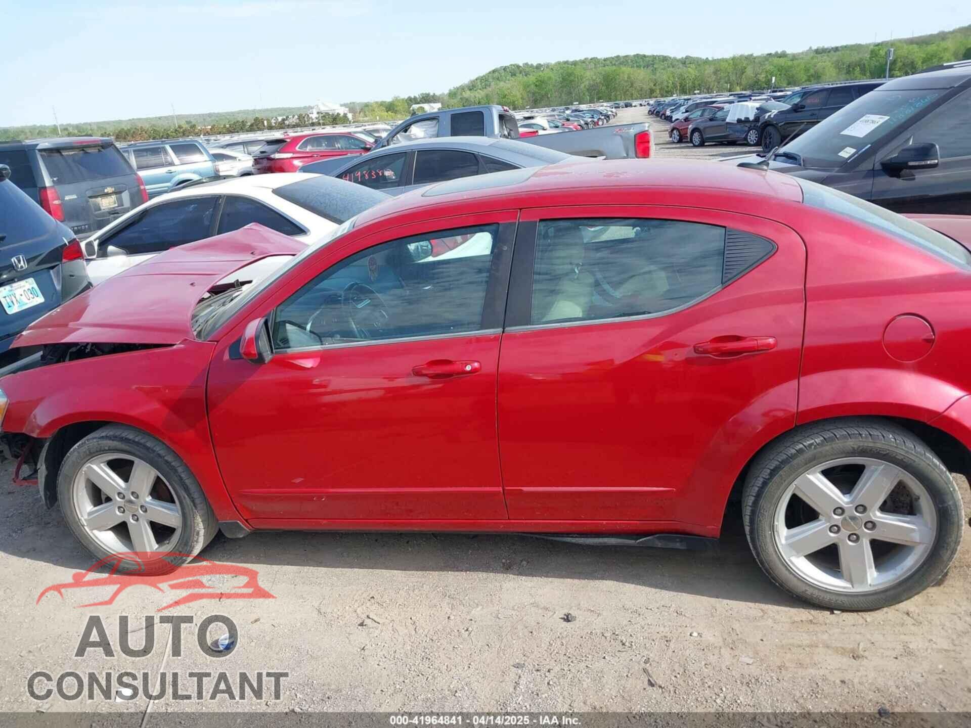 DODGE AVENGER 2013 - 1C3CDZCB1DN682290