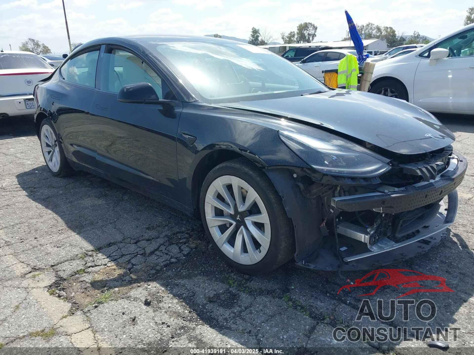 TESLA MODEL 3 2022 - 5YJ3E1EA4NF316127