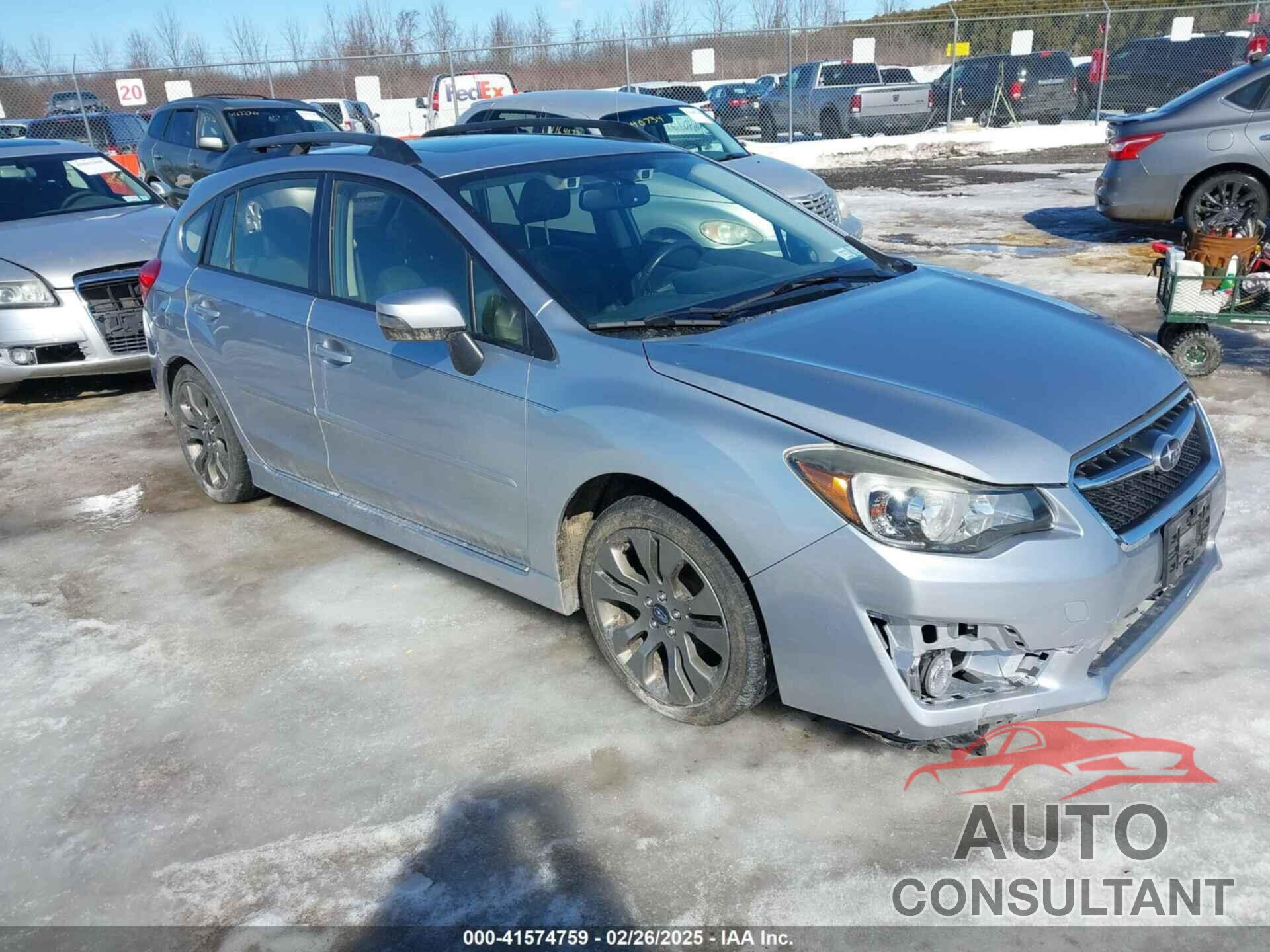 SUBARU IMPREZA 2016 - JF1GPAY68G8255103