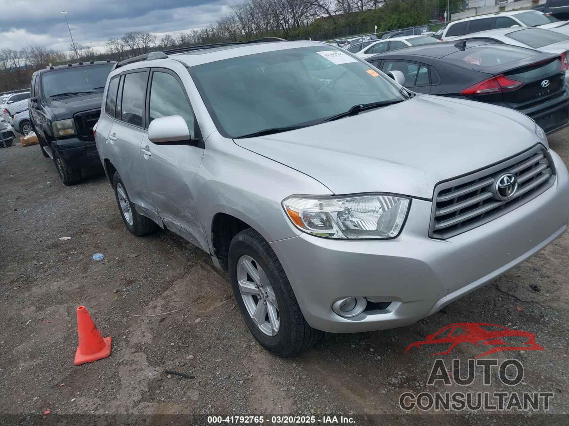TOYOTA HIGHLANDER 2010 - 5TDKK3EH8AS013094