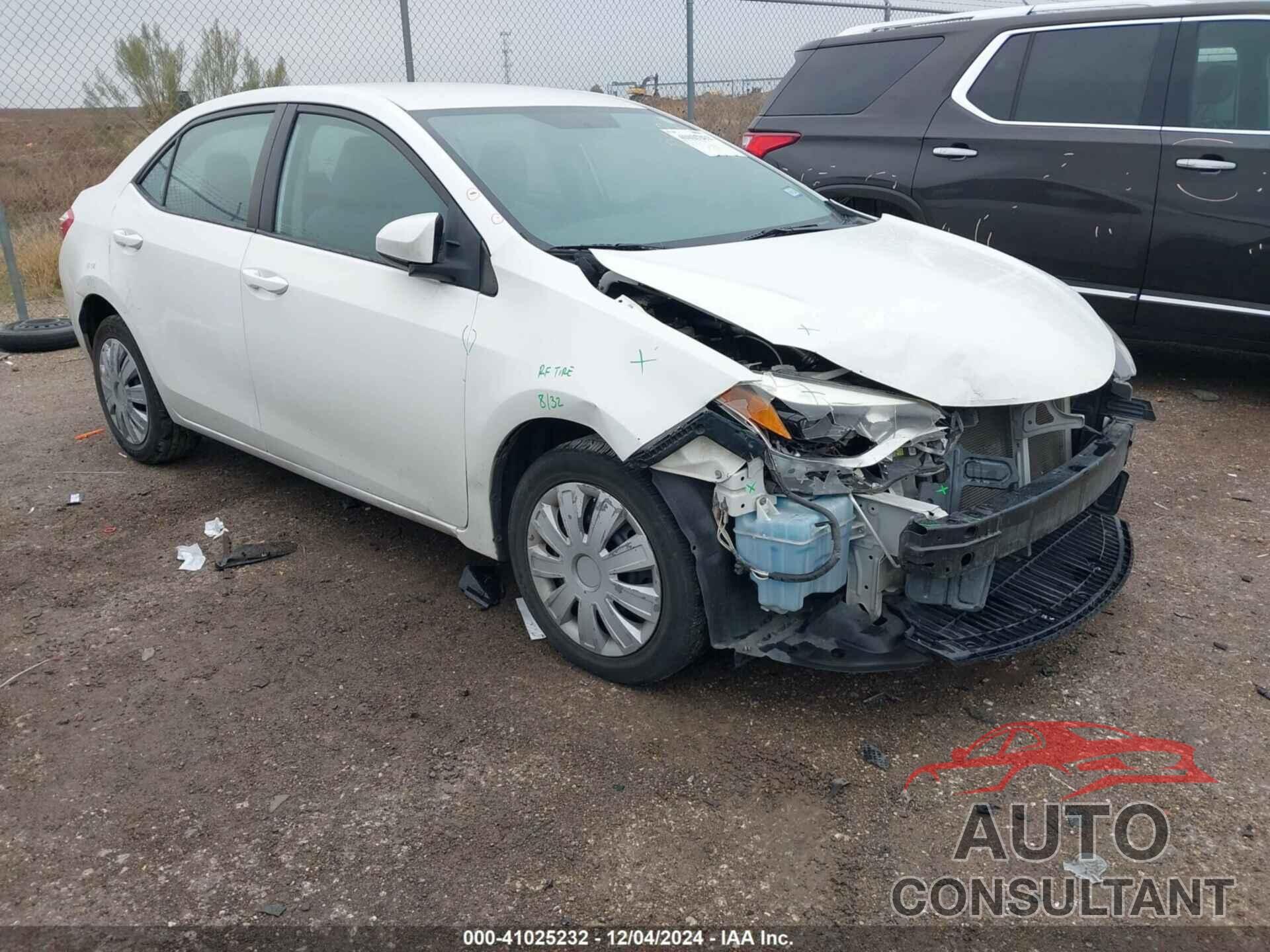 TOYOTA COROLLA 2016 - 5YFBURHE0GP554687