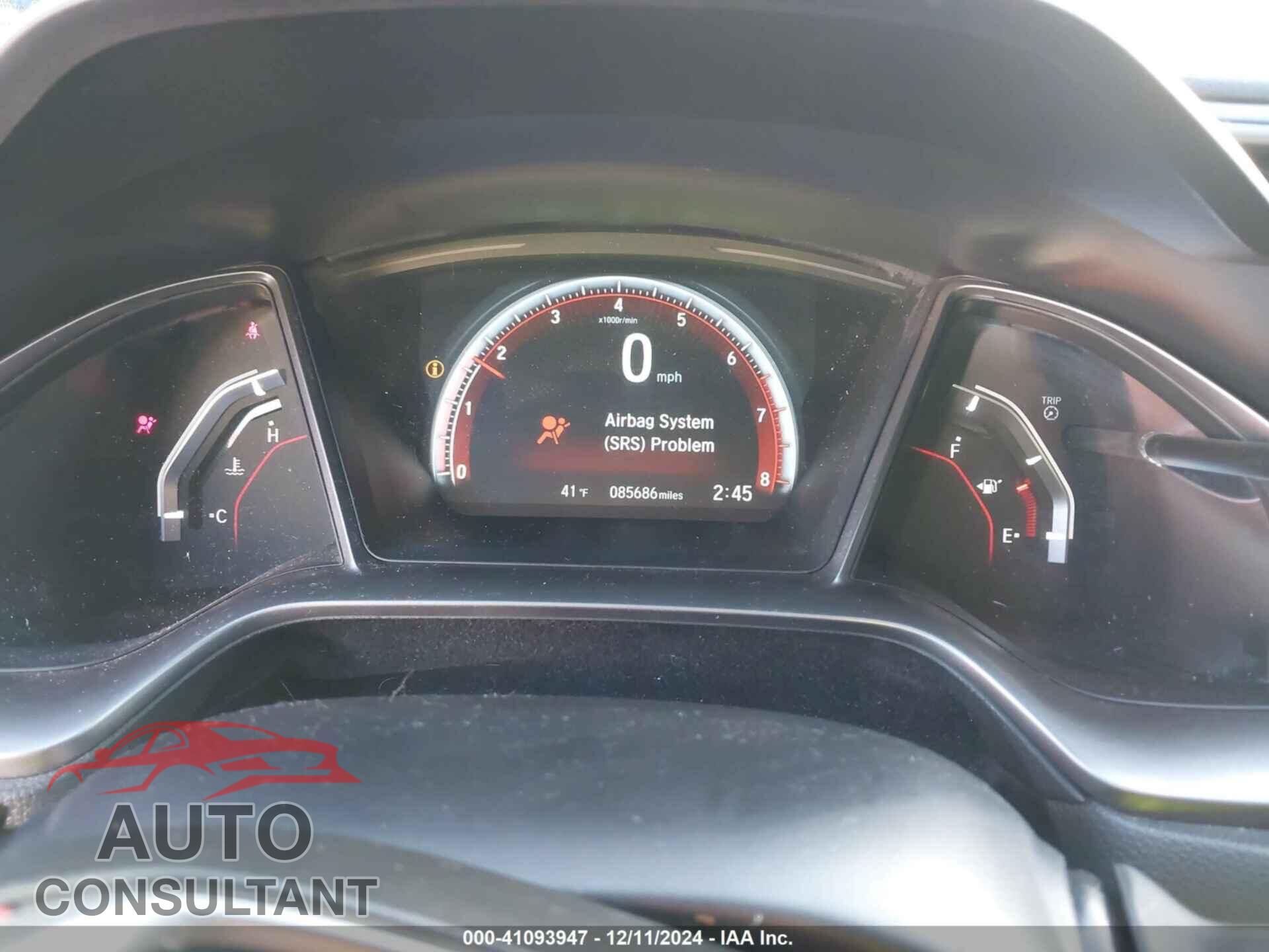 HONDA CIVIC 2017 - 2HGFC1E57HH704541