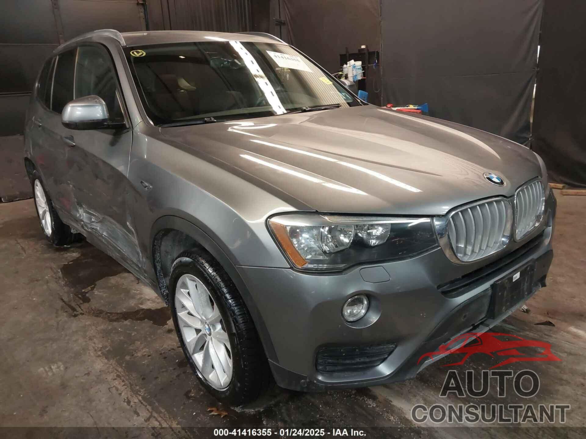 BMW X3 2016 - 5UXWX9C54G0D80764